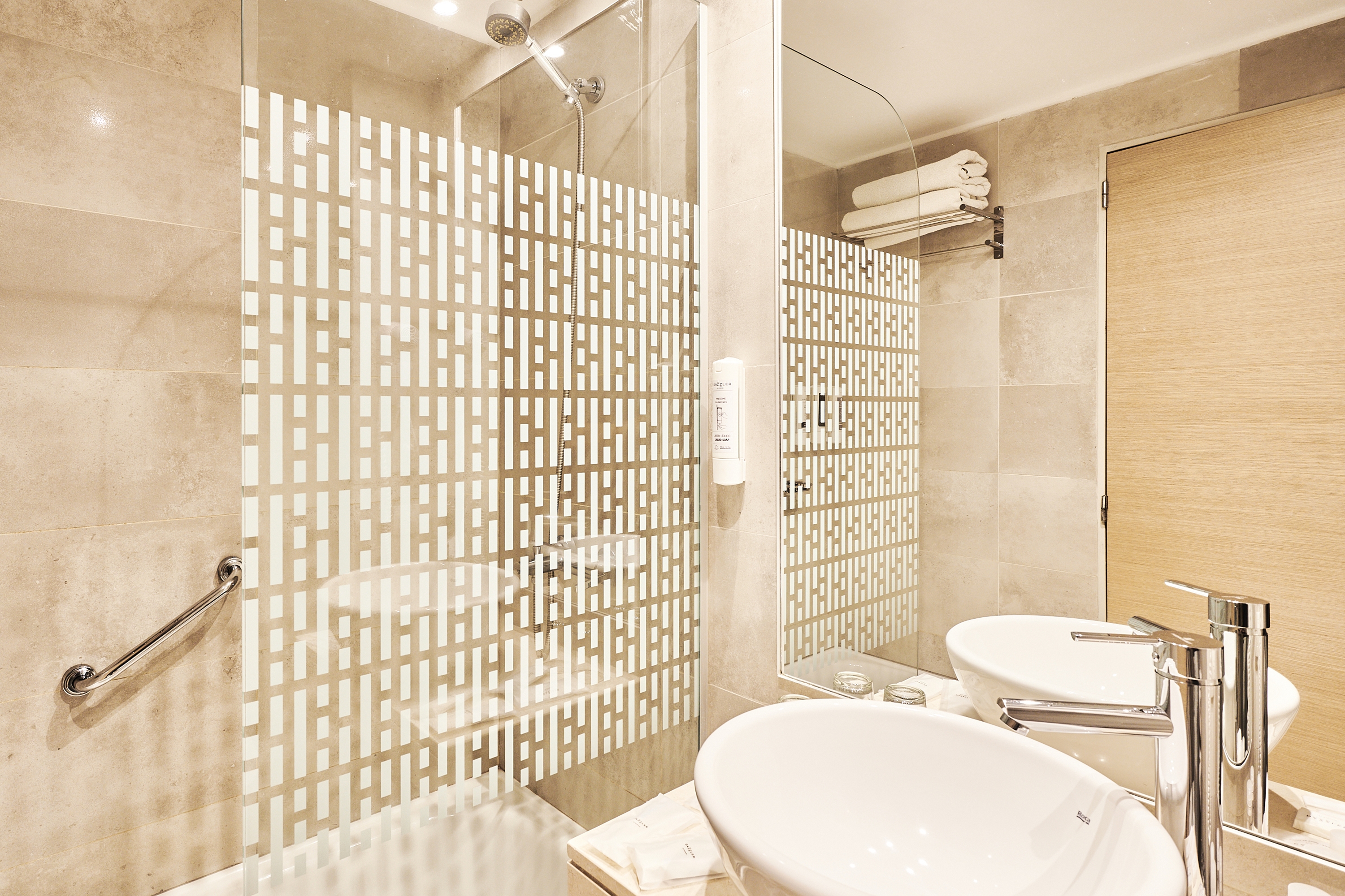 Guest room bath at the Dazzler by Wyndham Rosario in Rosario, Other than US/Canada