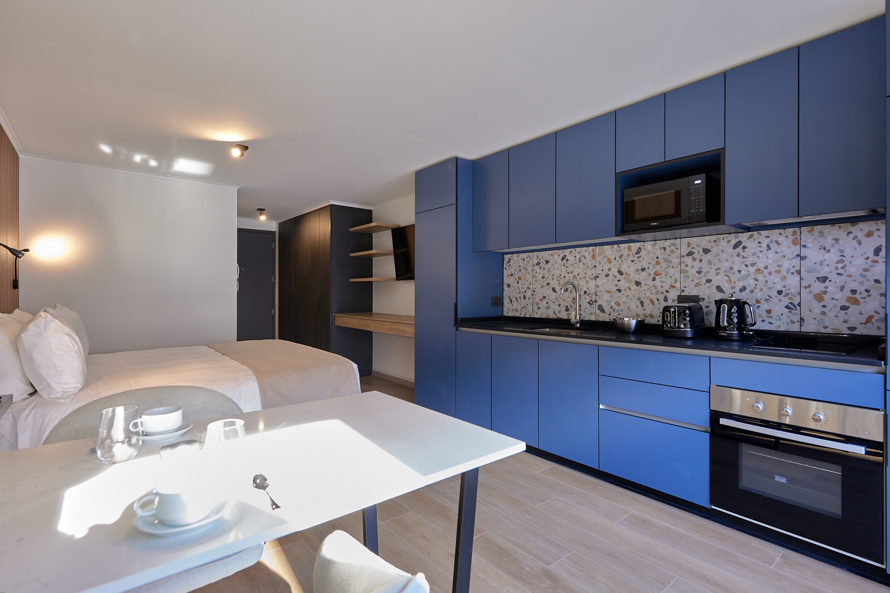 Guest room at the Dazzler Residences by Wyndham Santiago Las Condes in Santiago, Other than US/Canada