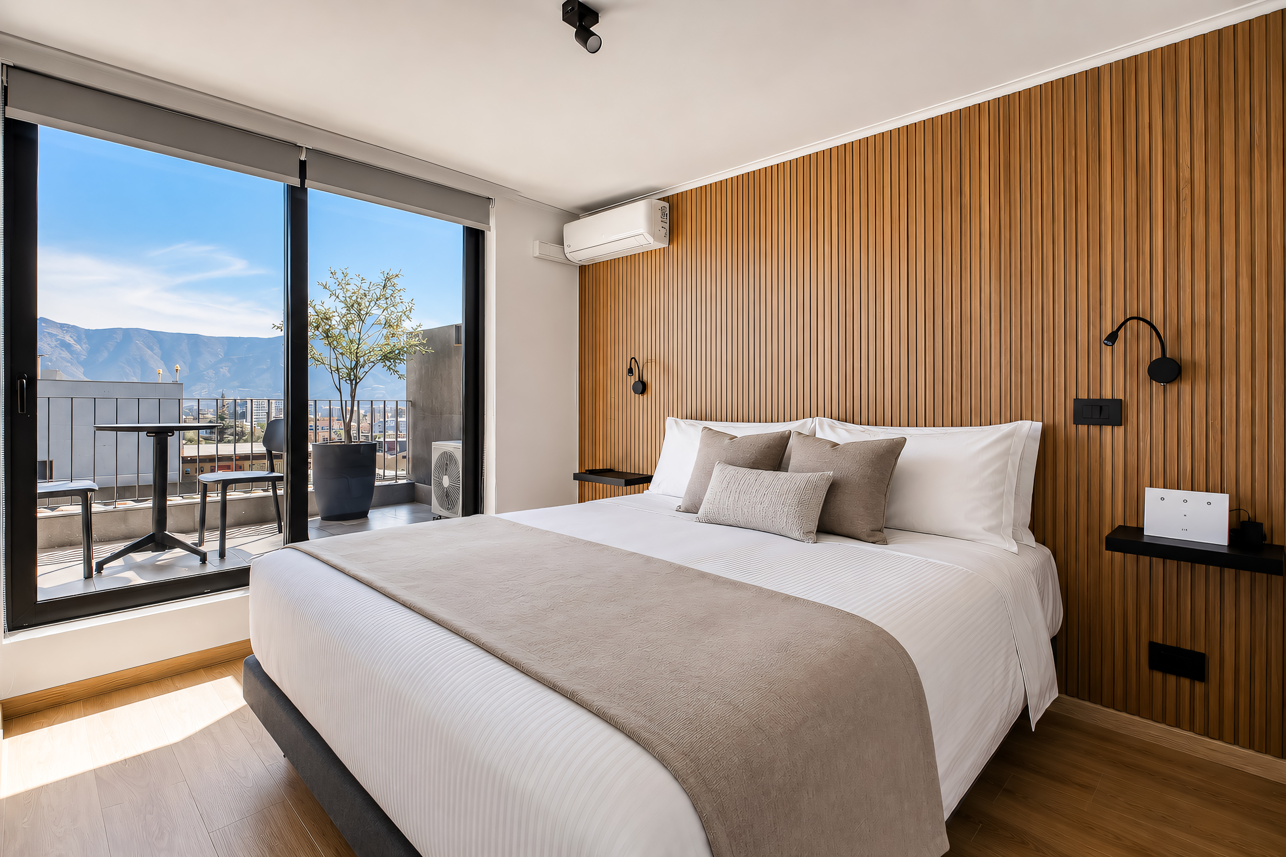 Guest room at the Dazzler Residences by Wyndham Santiago Las Condes in Santiago, Other than US/Canada
