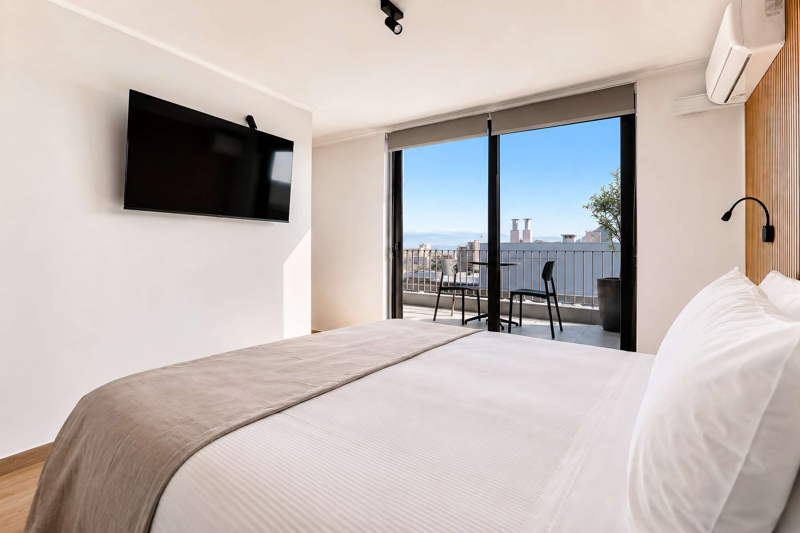 Guest room at the Dazzler Residences by Wyndham Santiago Las Condes in Santiago, Other than US/Canada