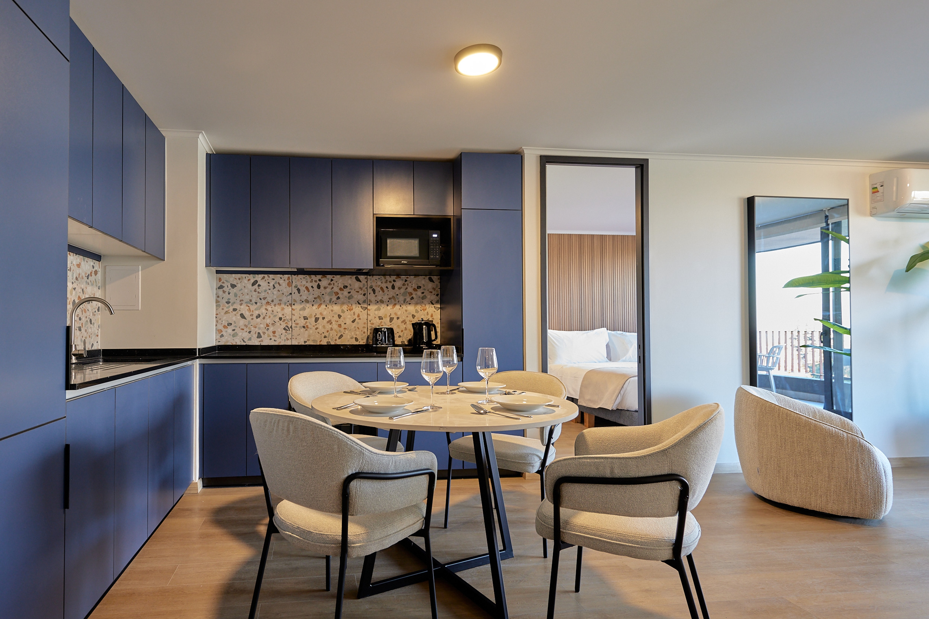 Guest room at the Dazzler Residences by Wyndham Santiago Las Condes in Santiago, Other than US/Canada