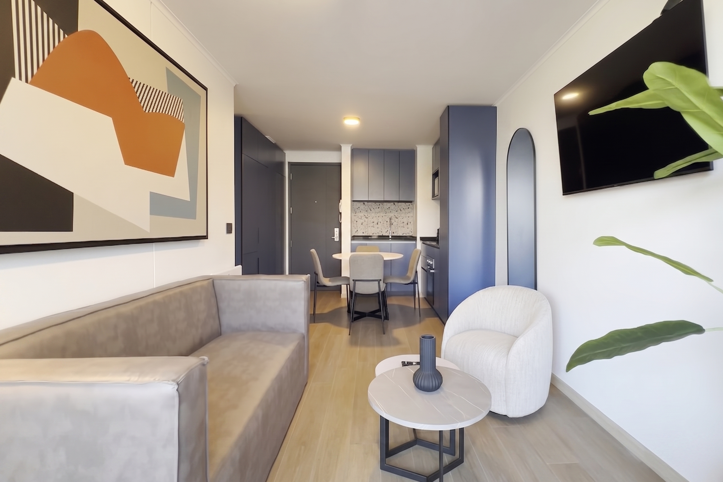 Guest room at the Dazzler Residences by Wyndham Santiago Las Condes in Santiago, Other than US/Canada