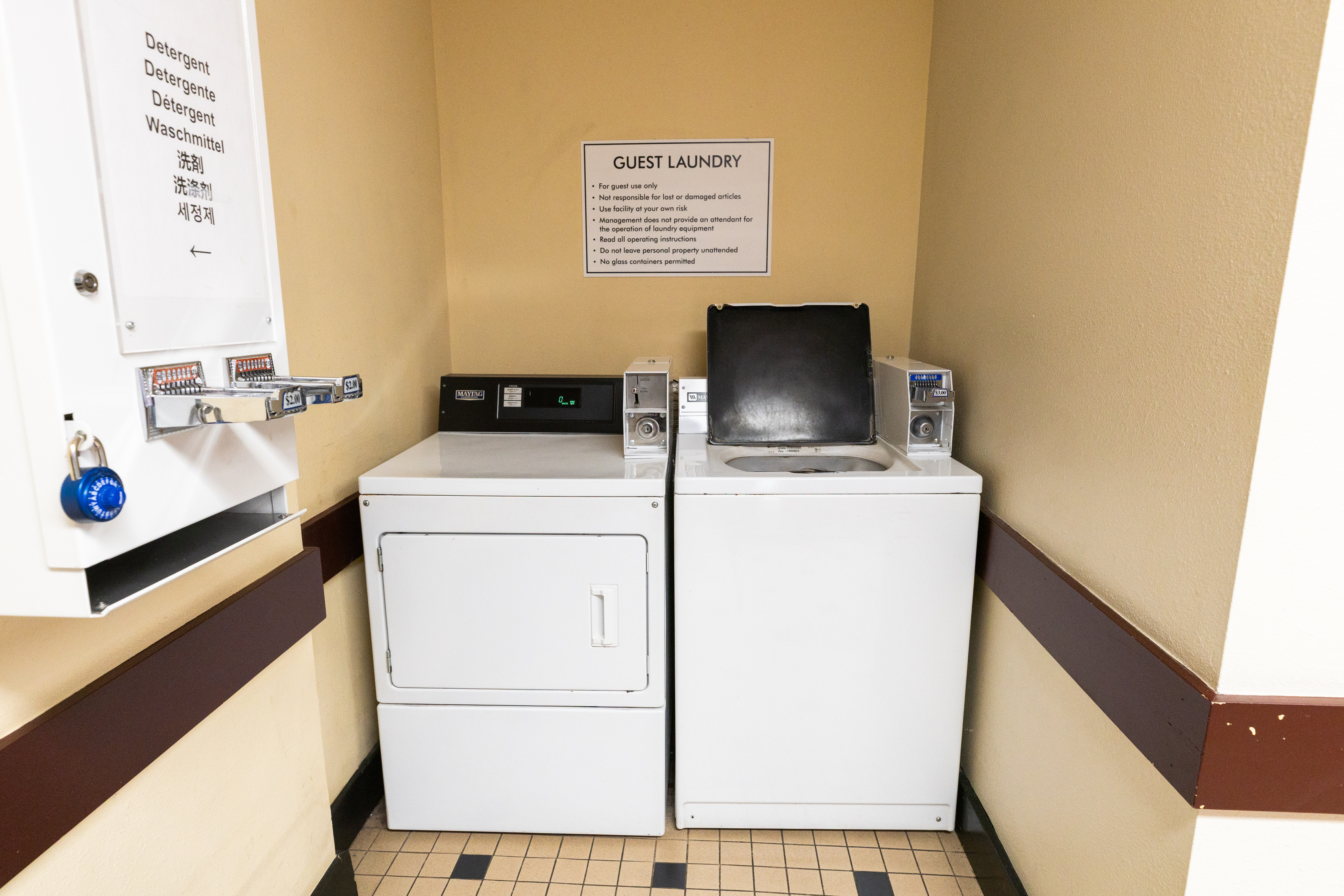 Laundry facilities at Kings House Motor Hotel, a Dazzler Select by Wyndham in Flagstaff, Arizona