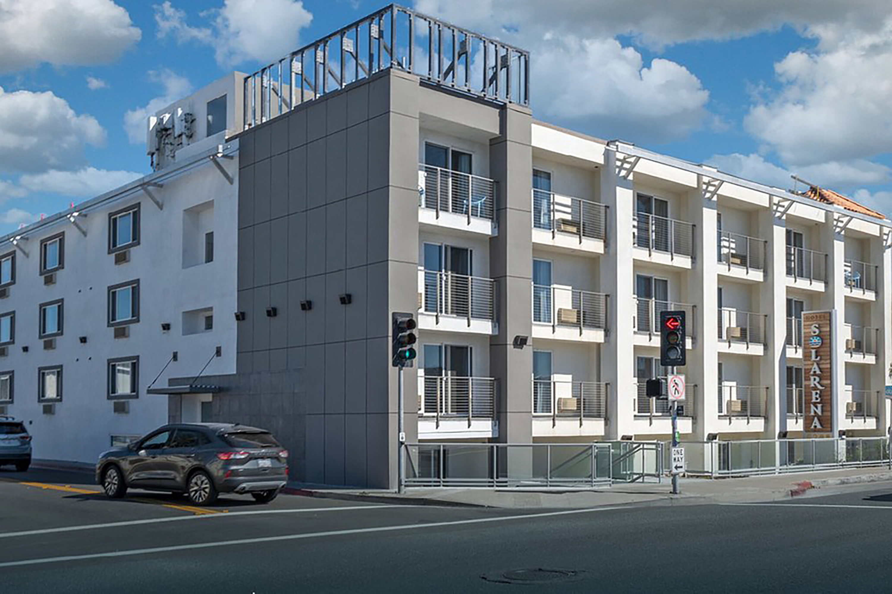 Exterior of Hotel Solarena Newport Beach, a Dazzler Select by Wyndham hotel in Newport Beach, California