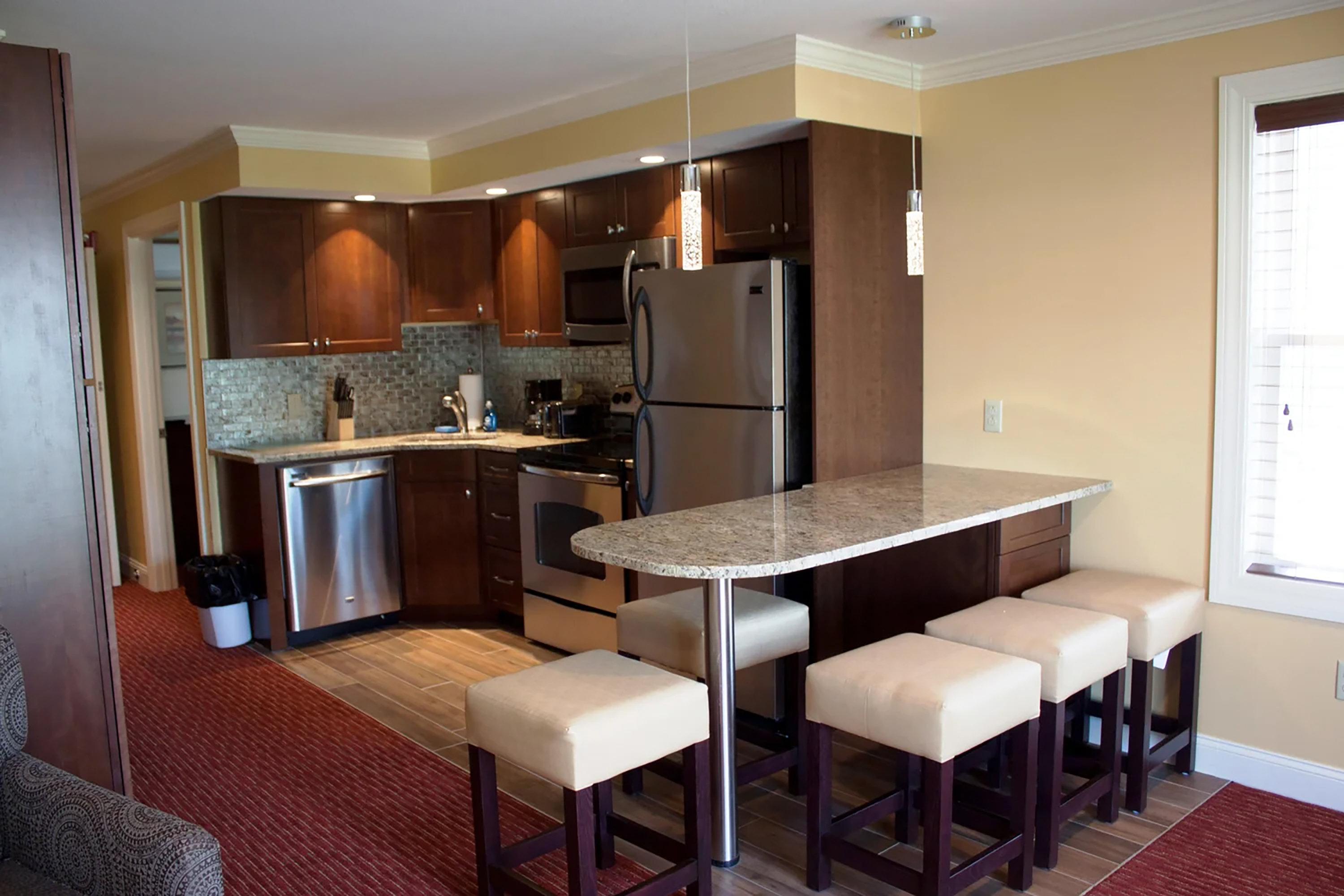 Guest room at the Golden Gables Inn, Dazzler Select by Wyndham in North Conway, New Hampshire