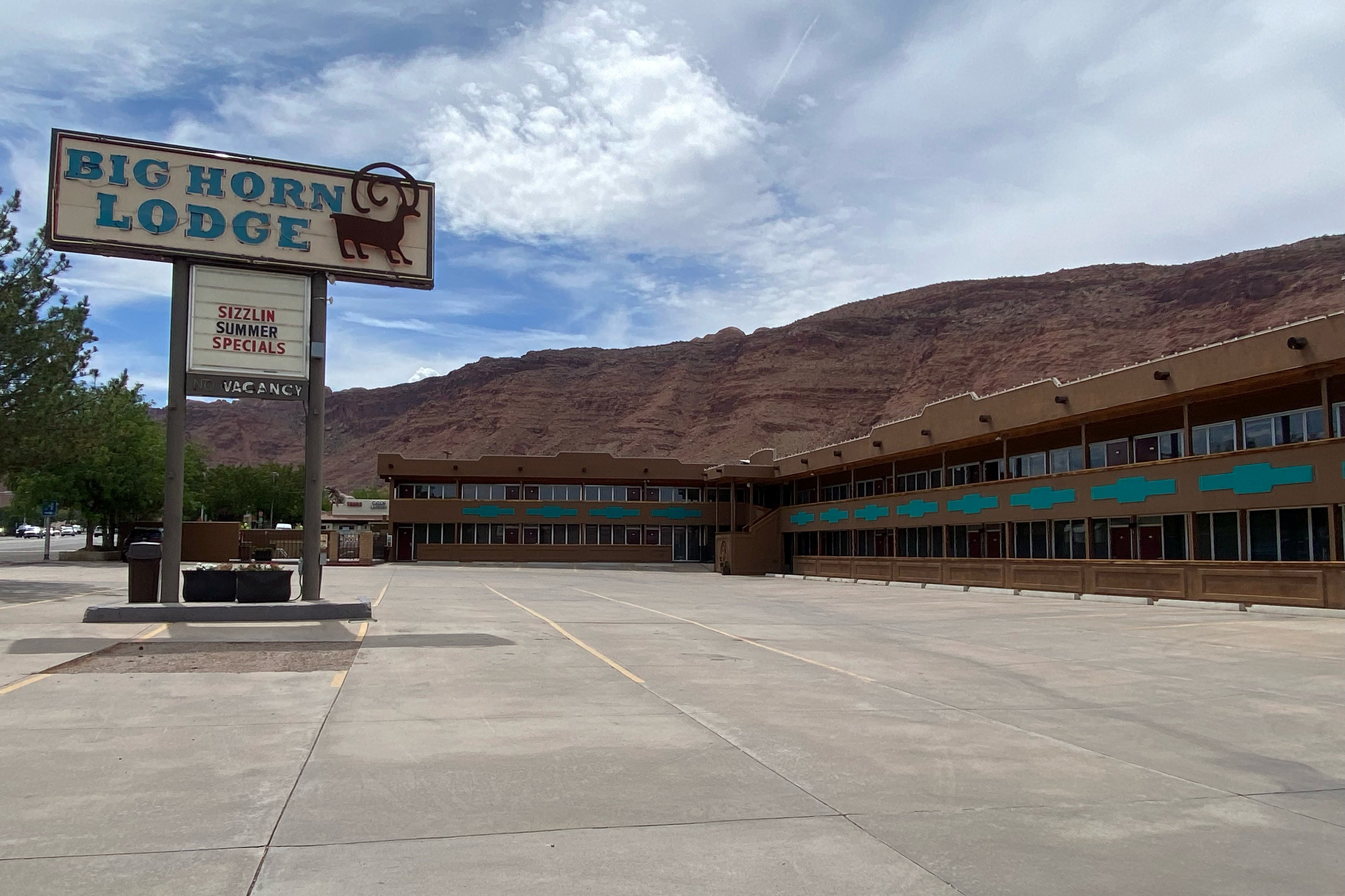 Exterior of Big Horn Lodge, a Dazzler Select by Wyndham hotel in Moab, Utah
