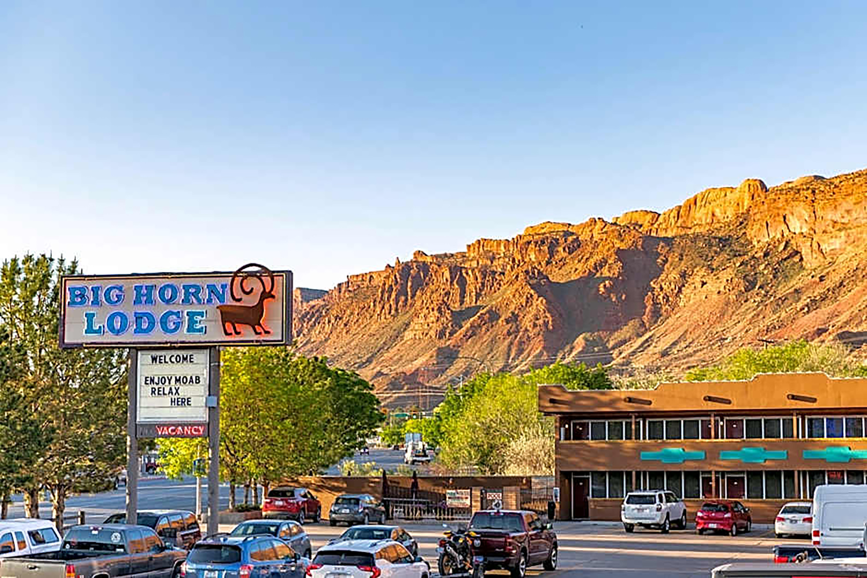 Exterior of Big Horn Lodge, a Dazzler Select by Wyndham hotel in Moab, Utah