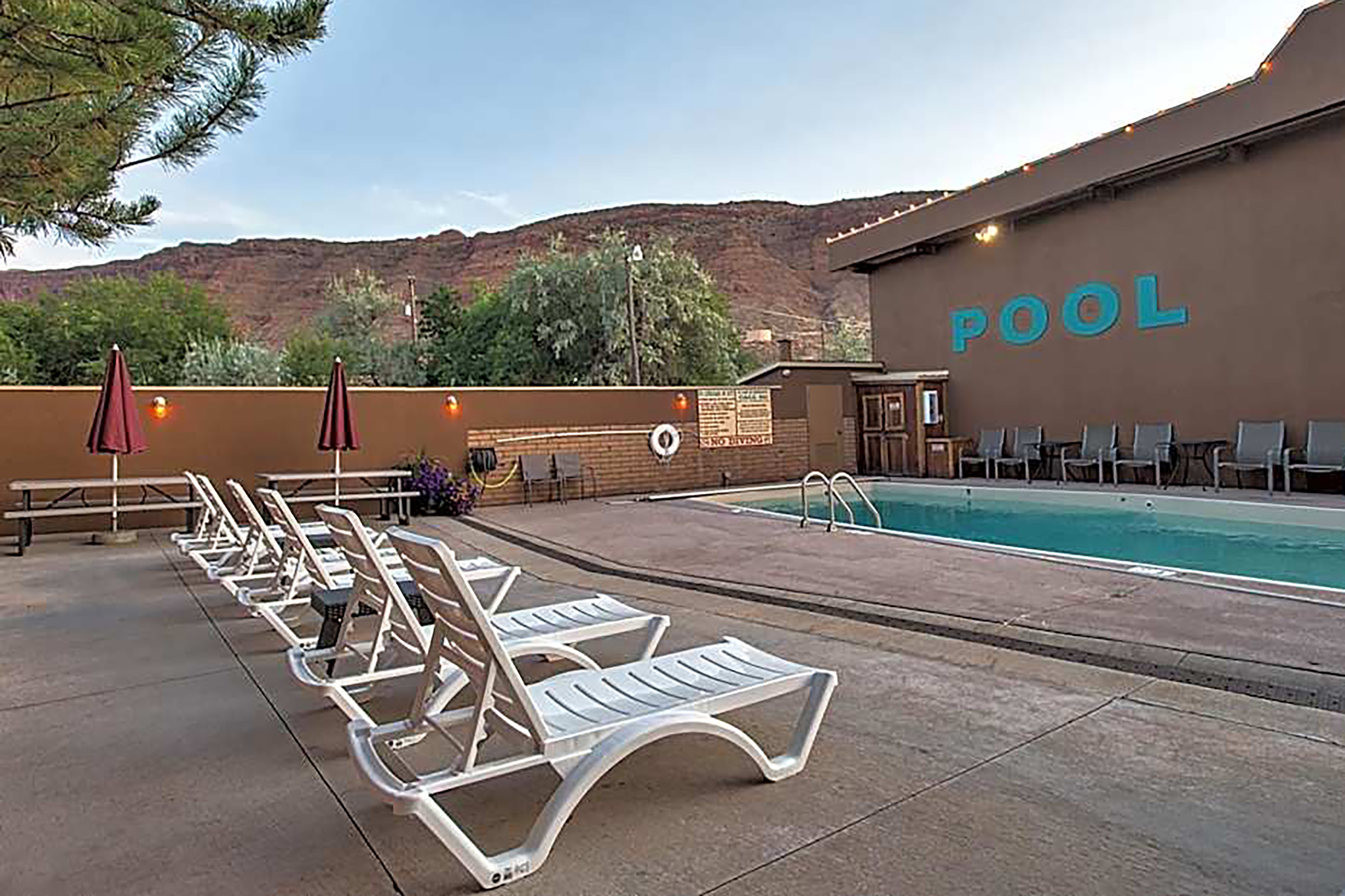 Pool at the Big Horn Lodge, a Dazzler Select by Wyndham in Moab, Utah