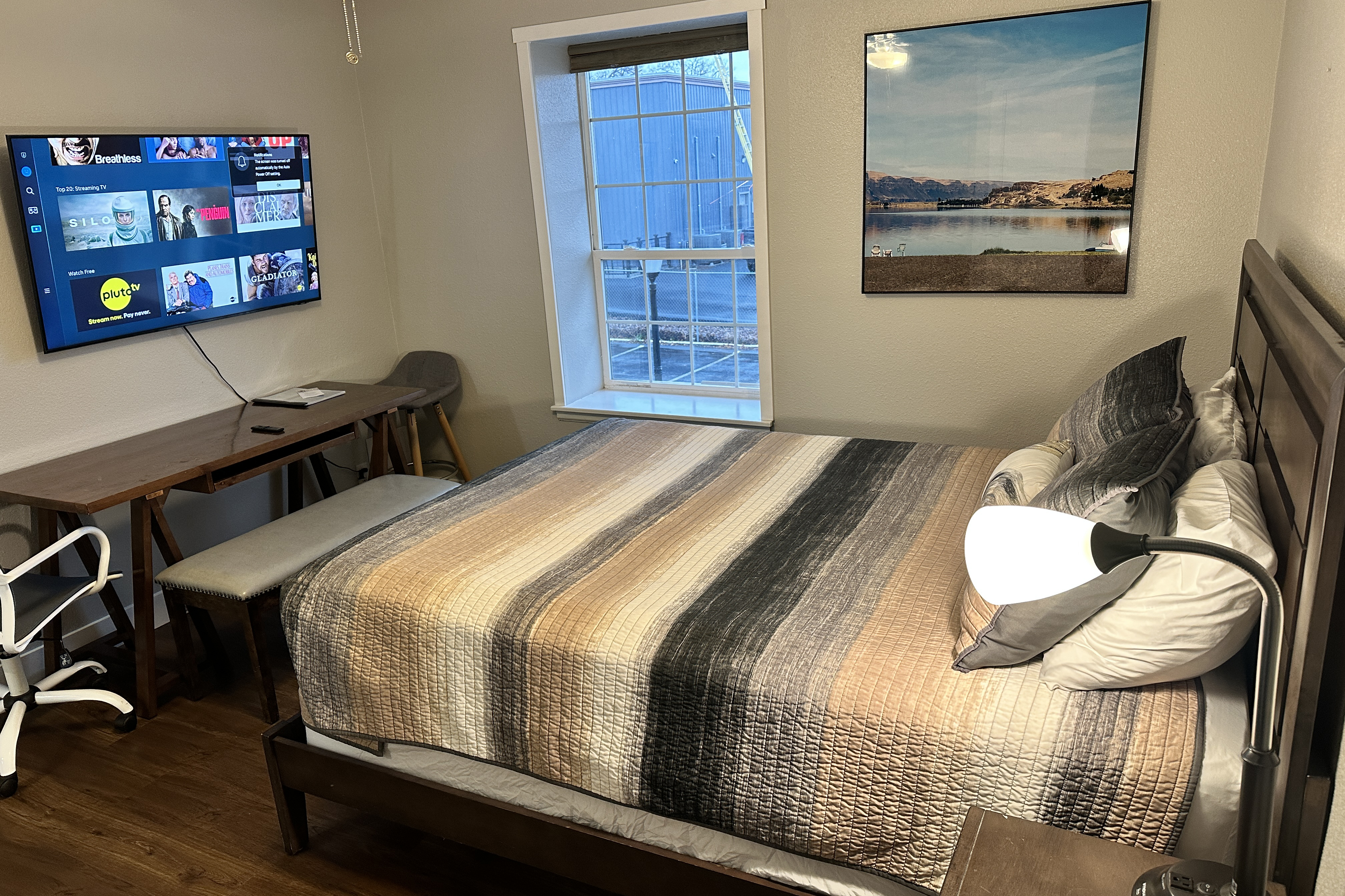Guest room at the Soap Lake Resort, a Dazzler Select by Wyndham in Soap Lake, Washington