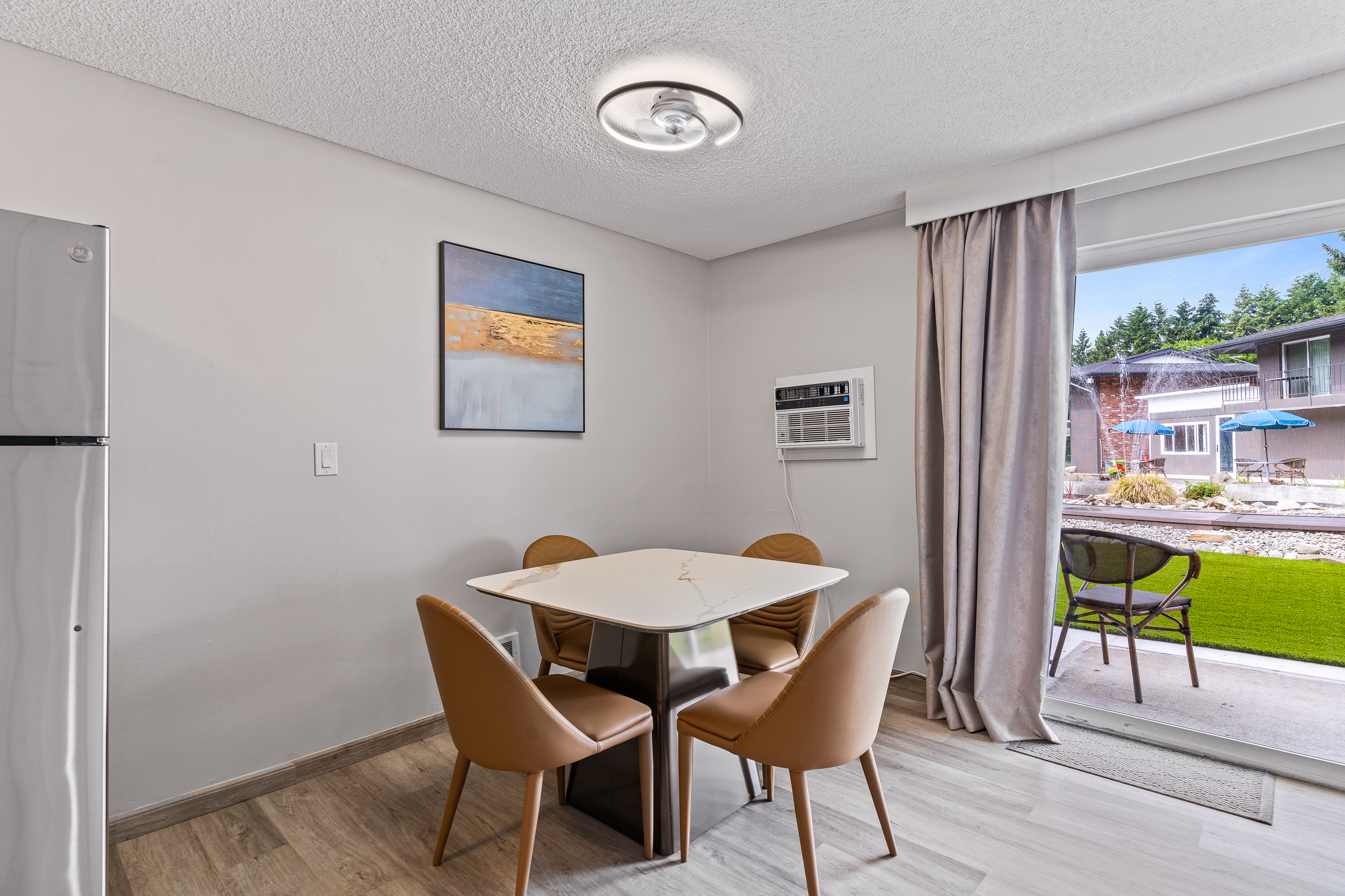 Guest room at the Interurban Suites Hotel, a Dazzler Select by Wyndham in Tukwila, Washington