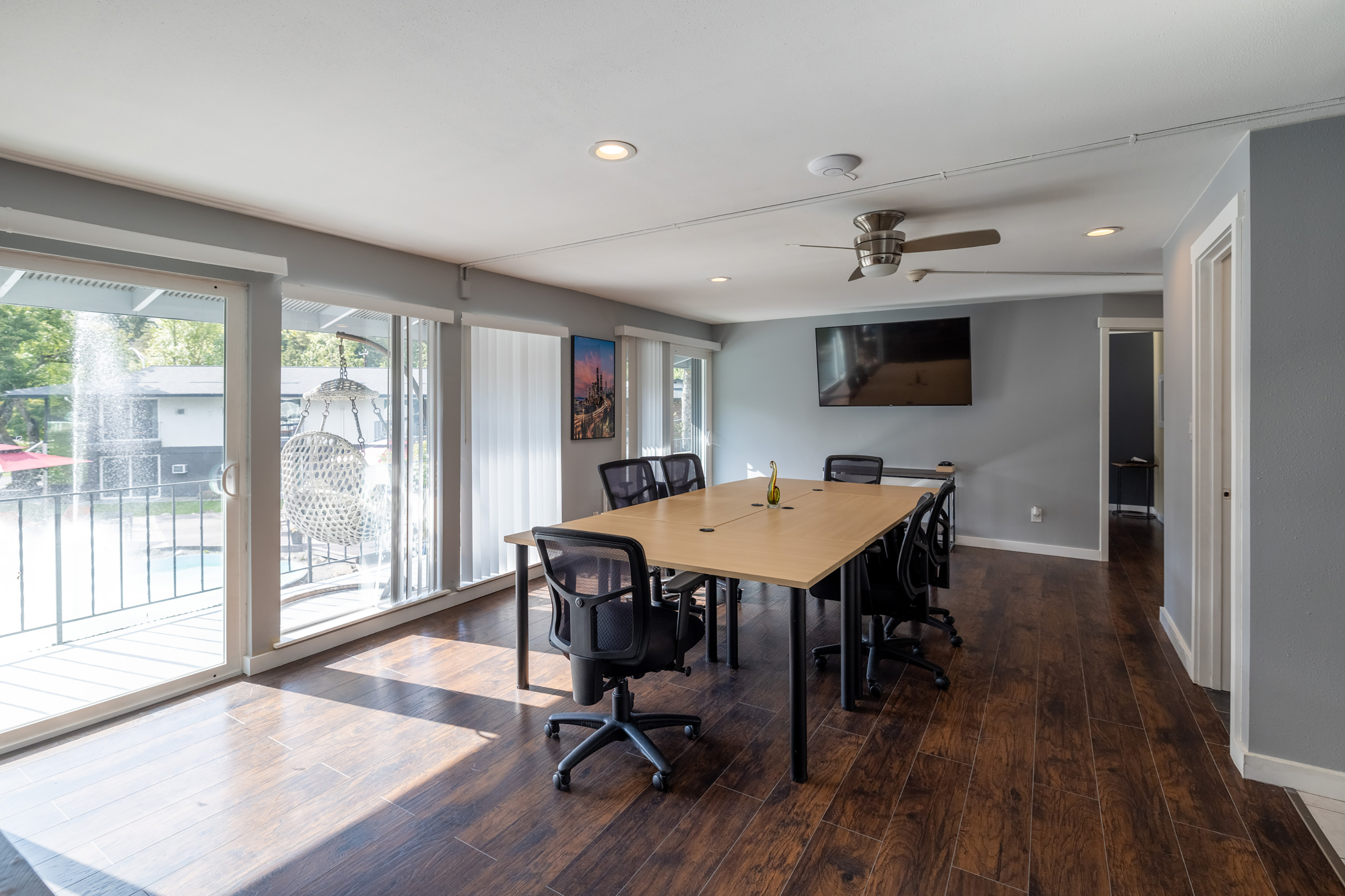 Guest room at the Interurban Suites Hotel, a Dazzler Select by Wyndham in Tukwila, Washington