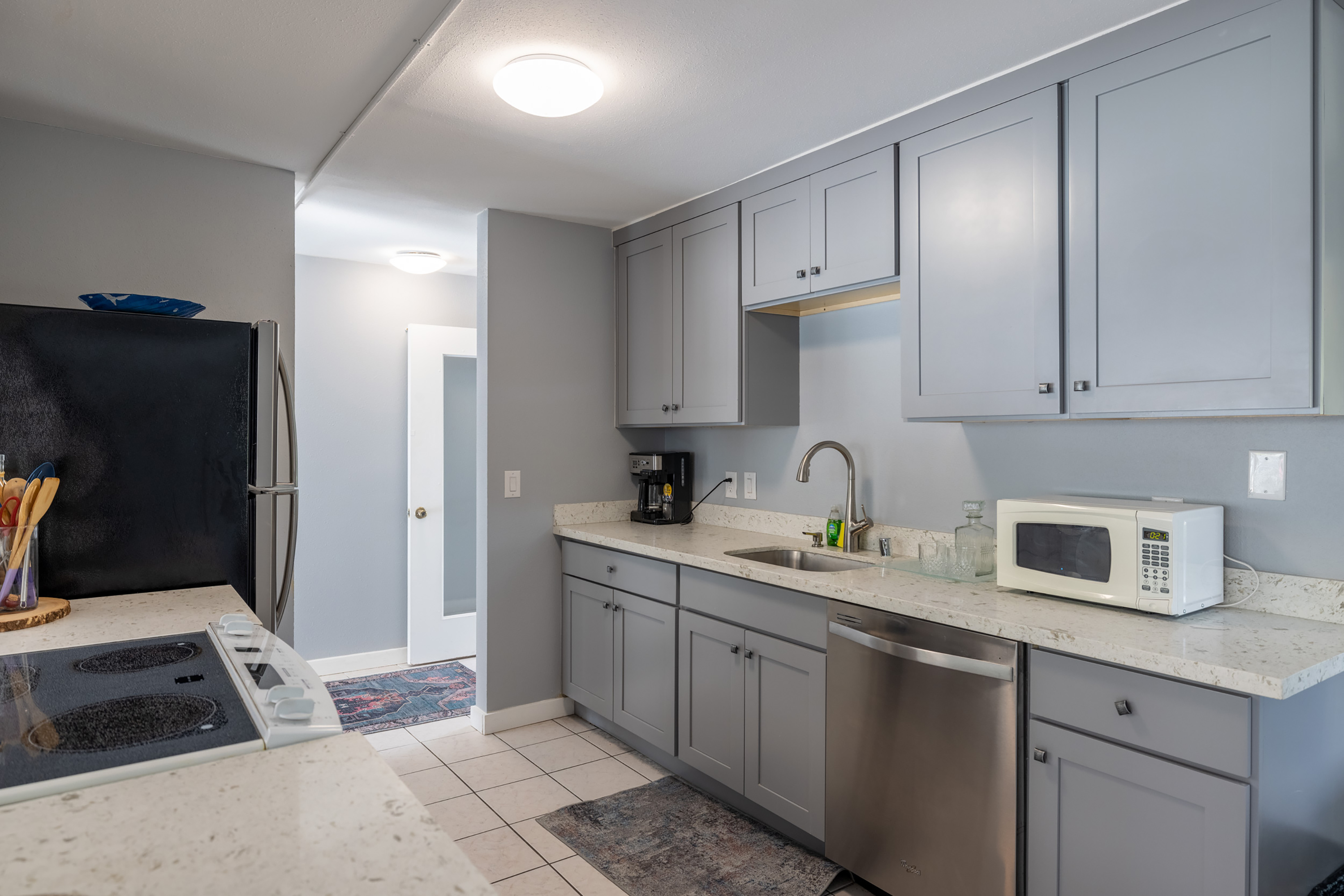Guest room at the Interurban Suites Hotel, a Dazzler Select by Wyndham in Tukwila, Washington