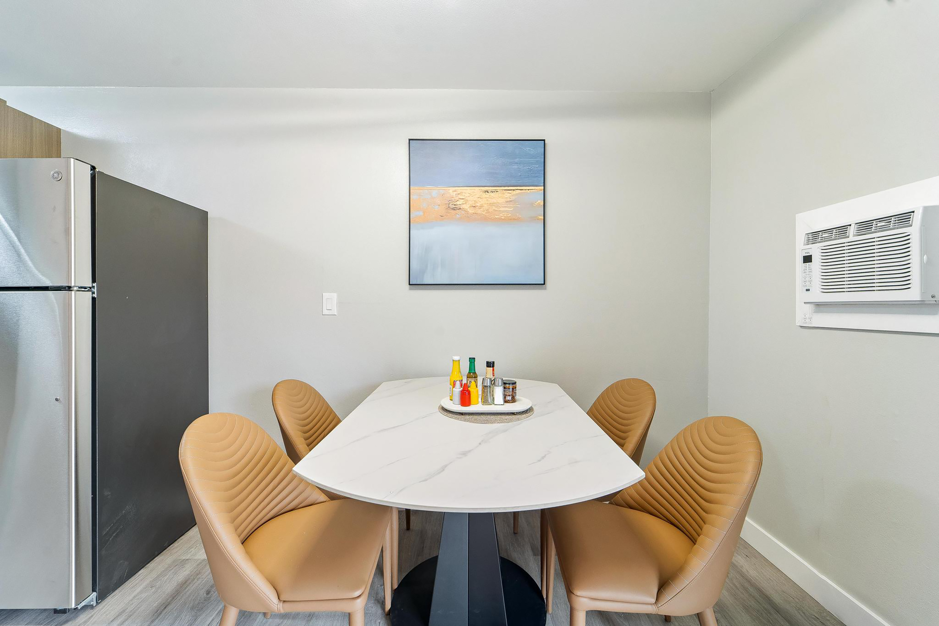Guest room at the Interurban Suites Hotel, a Dazzler Select by Wyndham in Tukwila, Washington