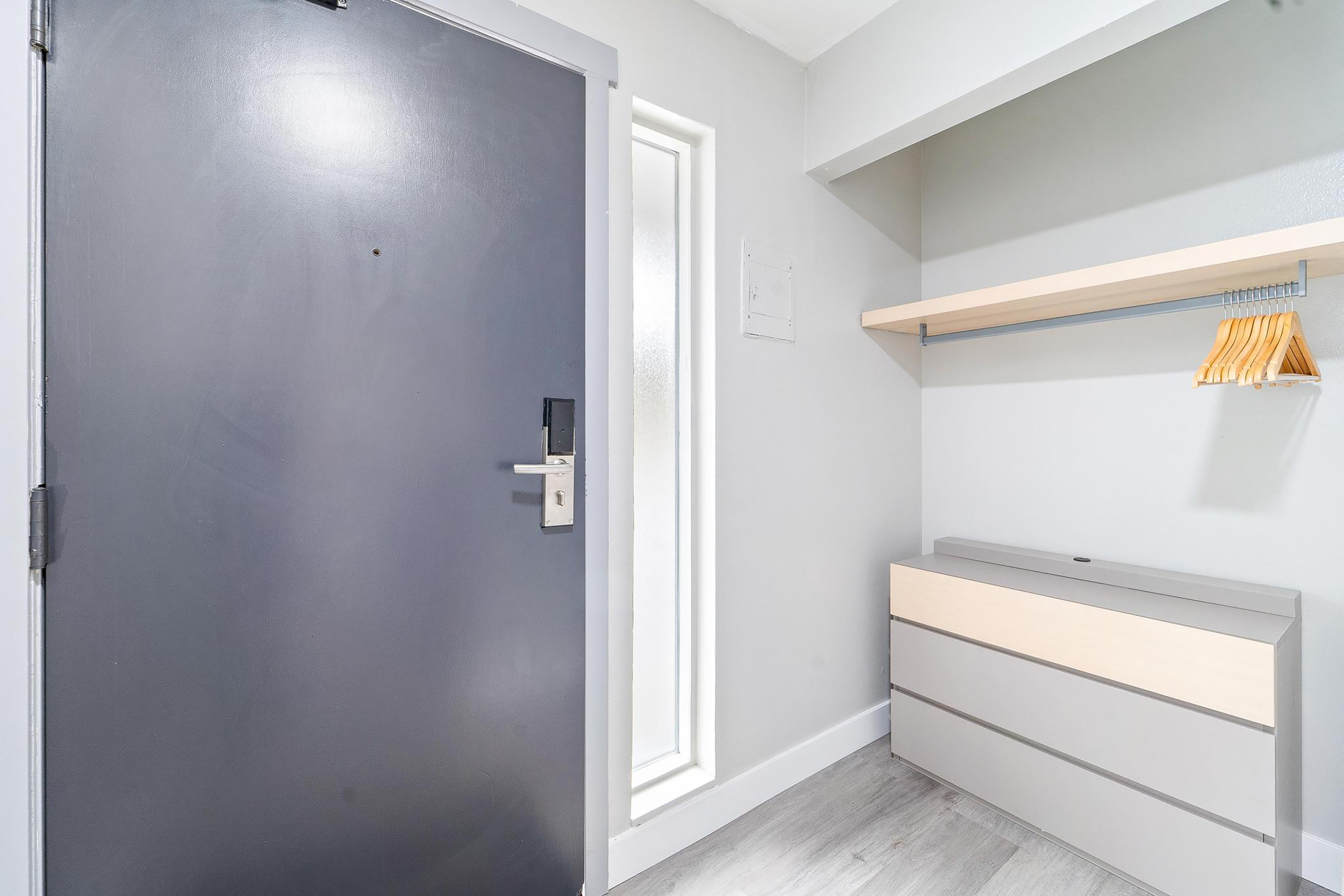 Guest room at the Interurban Suites Hotel, a Dazzler Select by Wyndham in Tukwila, Washington