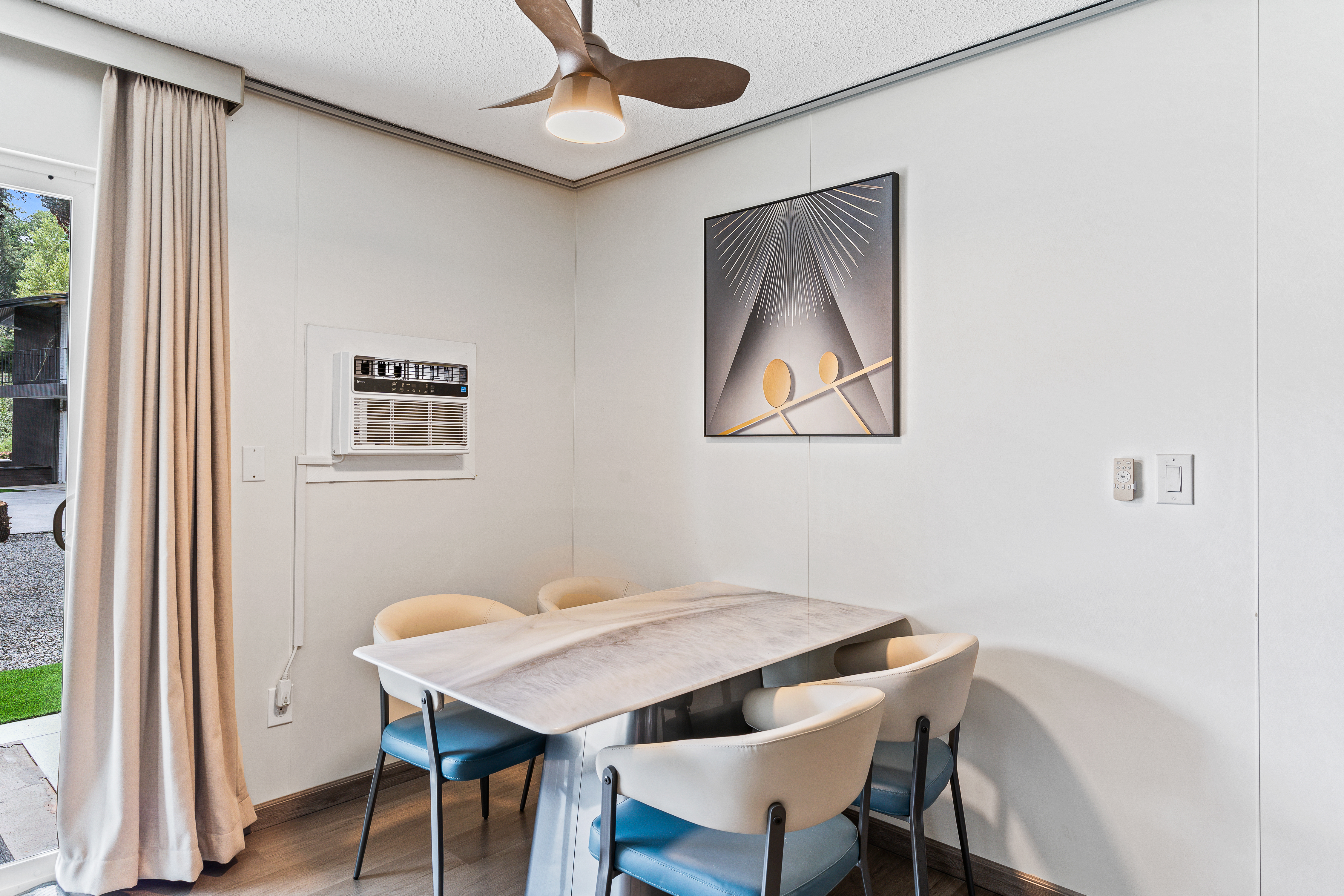 Guest room at the Interurban Suites Hotel, a Dazzler Select by Wyndham in Tukwila, Washington