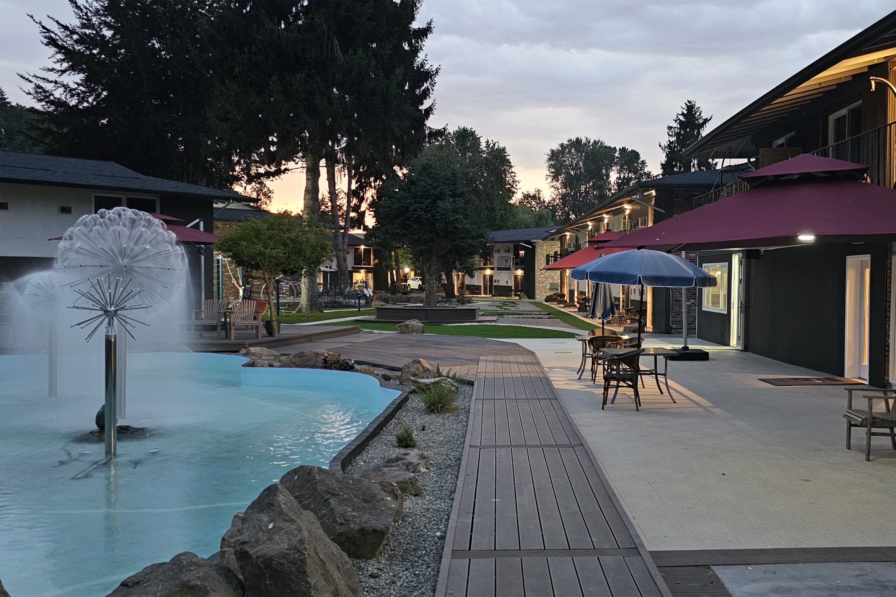Pool at the Interurban Suites Hotel, a Dazzler Select by Wyndham in Tukwila, Washington