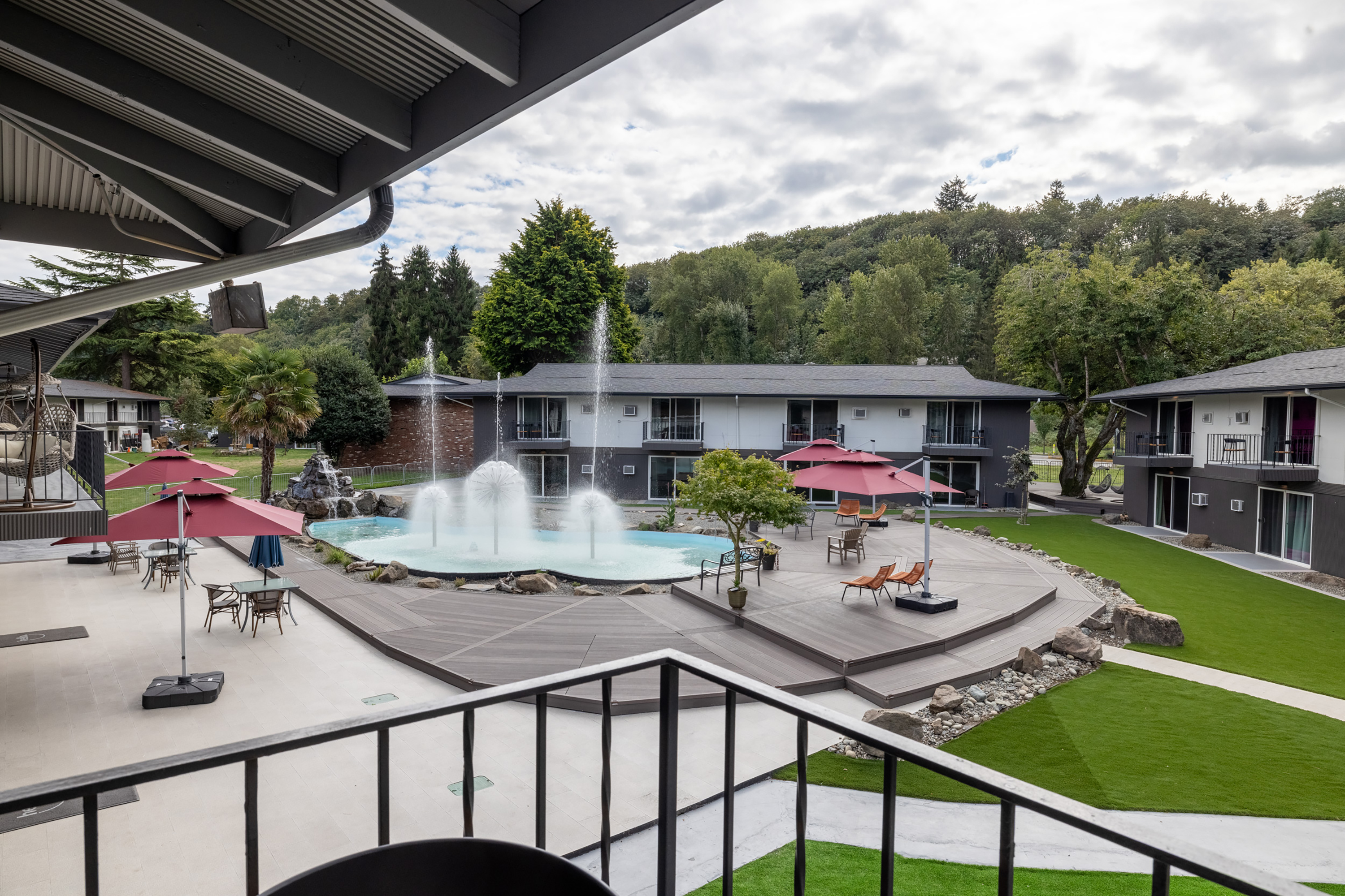 Pool at the Interurban Suites Hotel, a Dazzler Select by Wyndham in Tukwila, Washington