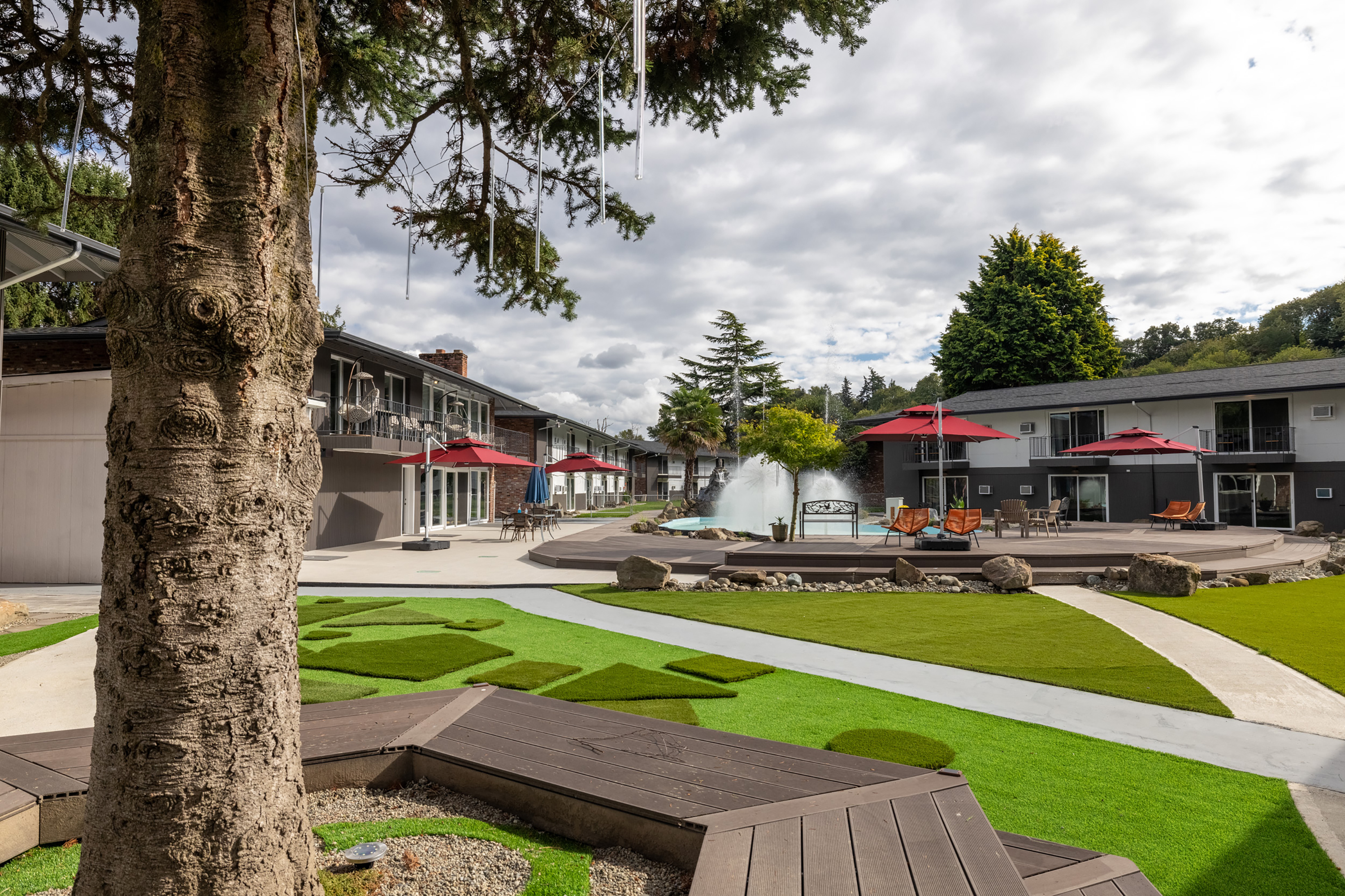 Pool at the Interurban Suites Hotel, a Dazzler Select by Wyndham in Tukwila, Washington