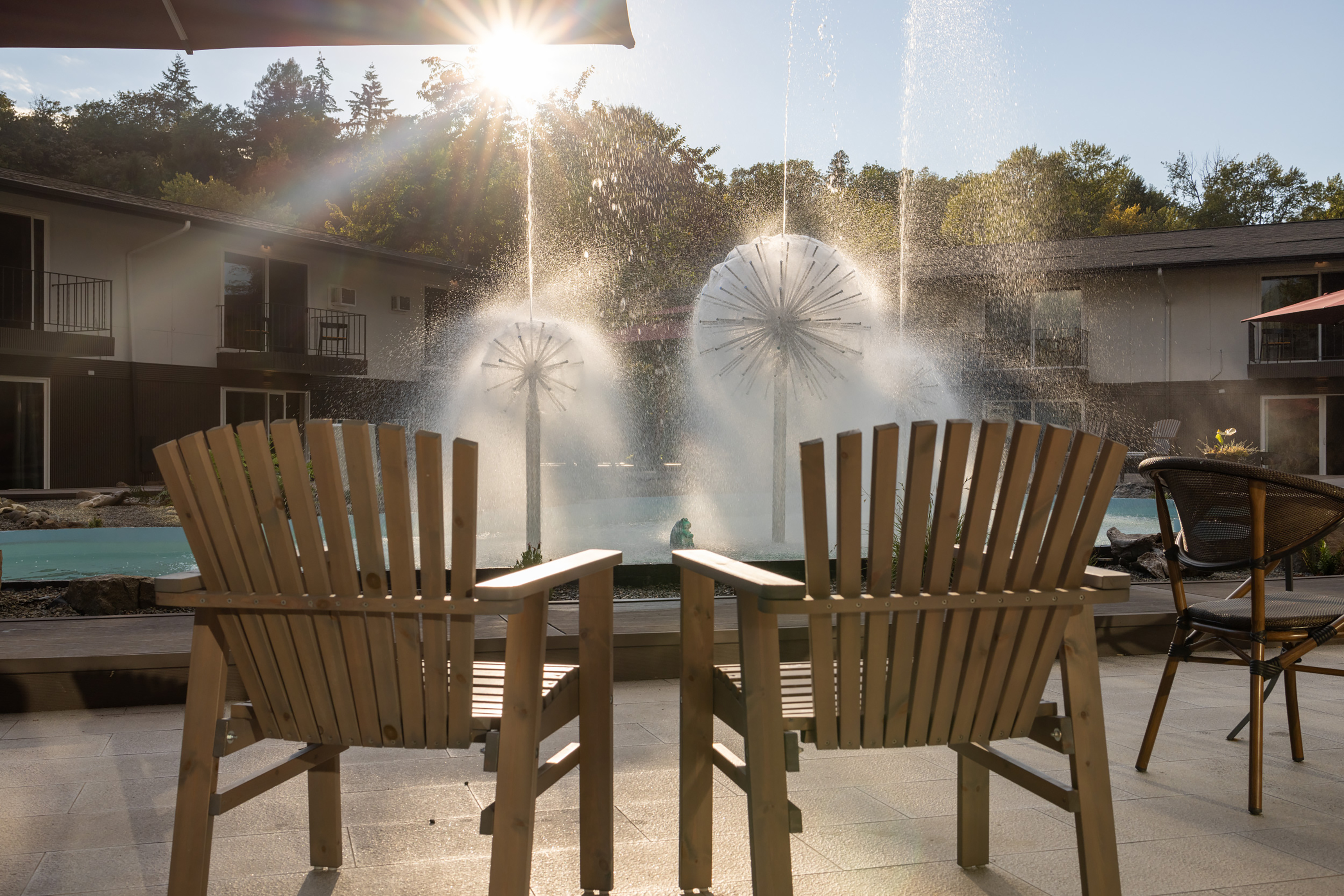 Pool at the Interurban Suites Hotel, a Dazzler Select by Wyndham in Tukwila, Washington