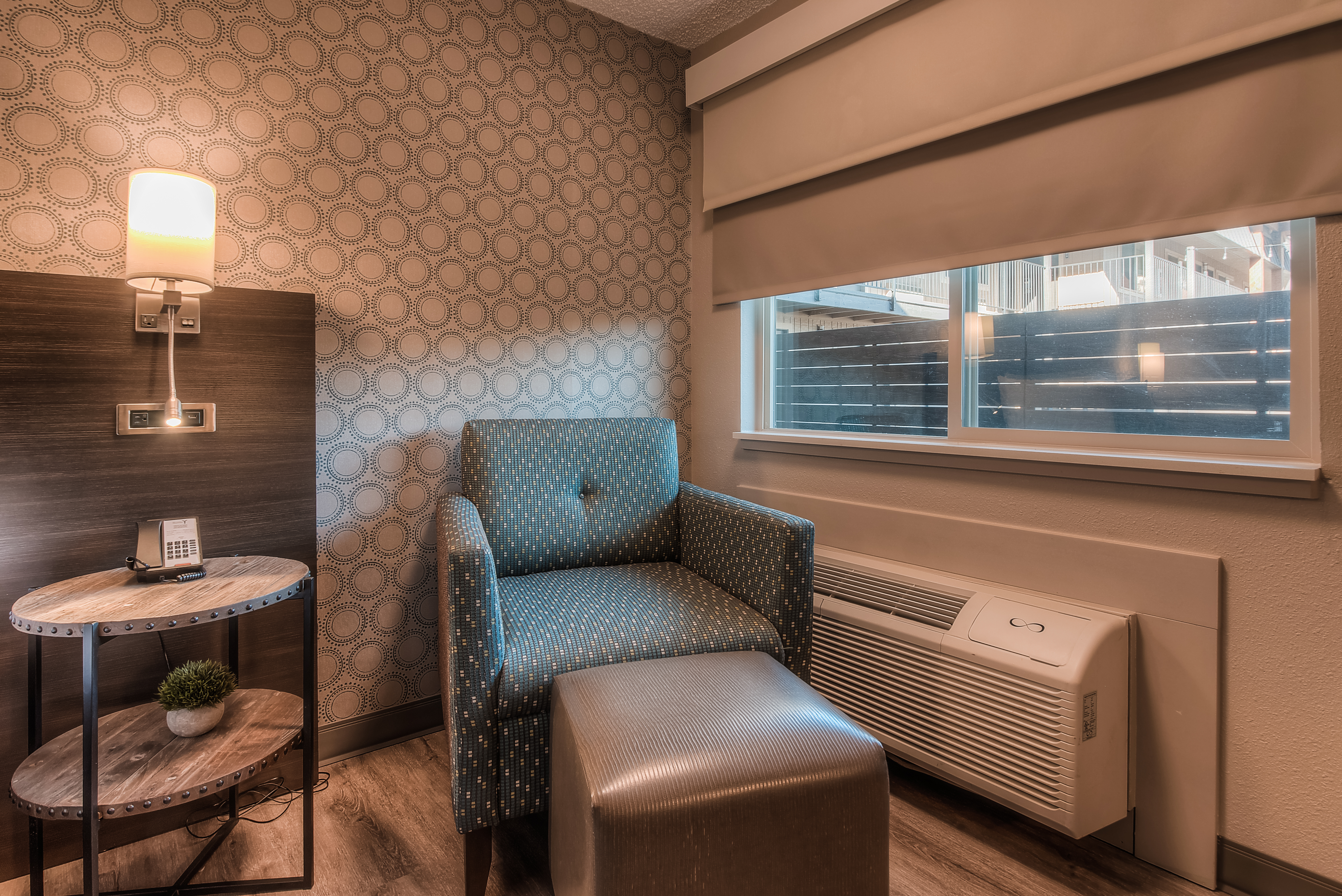 Guest room feature at the The Hotel Y, a Dazzler Select by Wyndham in Yakima, Washington