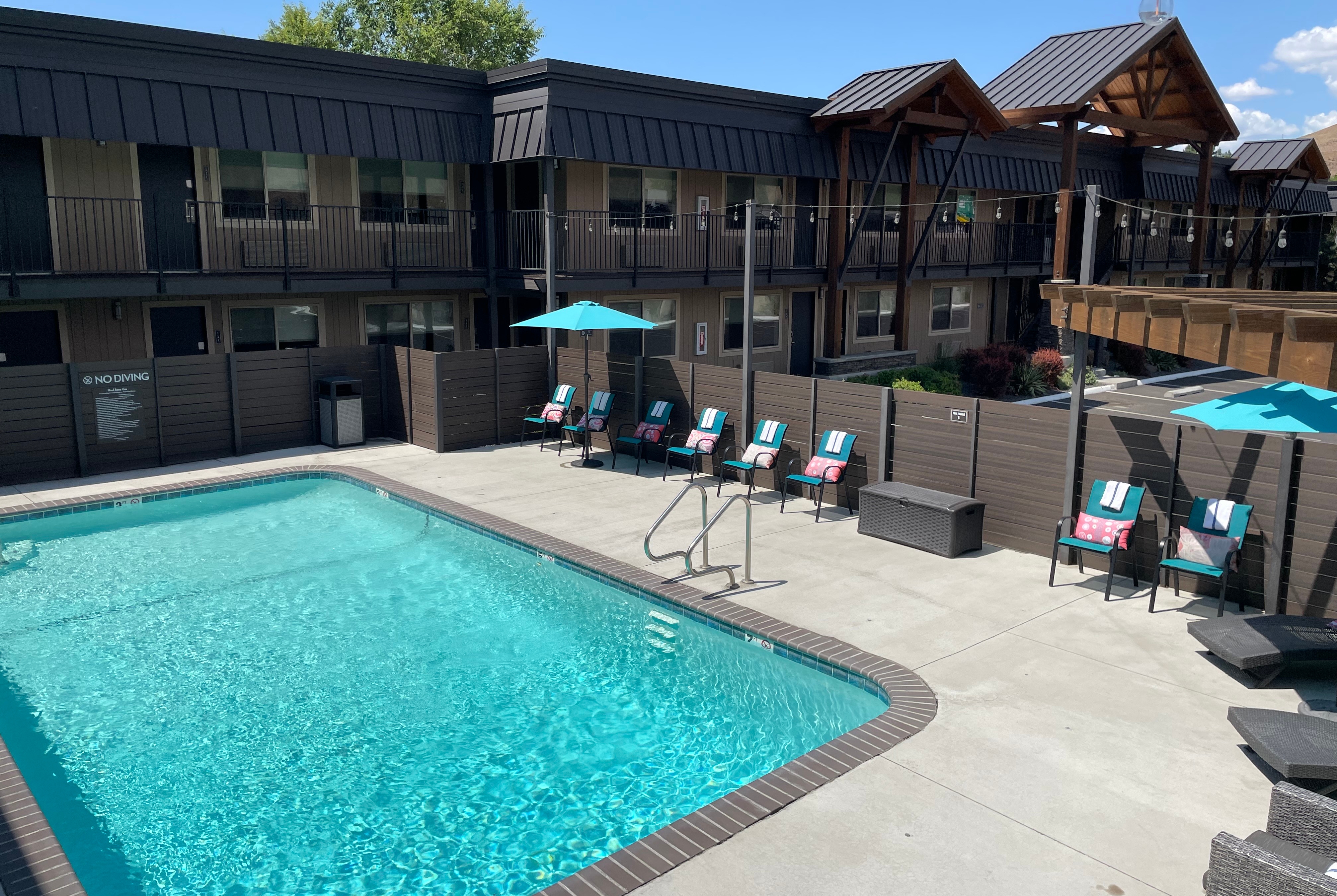 Pool at the The Hotel Y, a Dazzler Select by Wyndham in Yakima, Washington