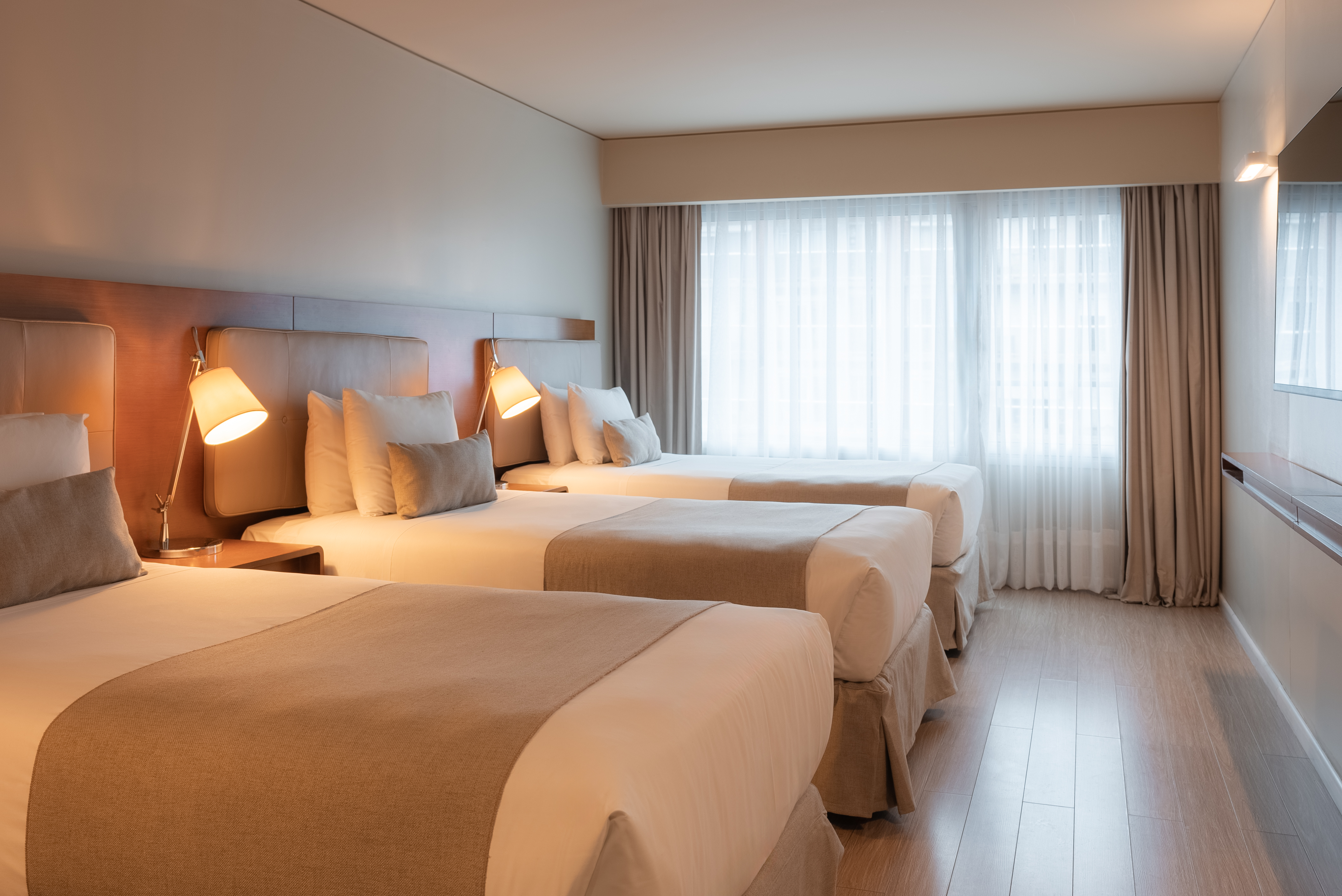 Guest room at the Dazzler by Wyndham Montevideo in Montevideo, Other than US/Canada