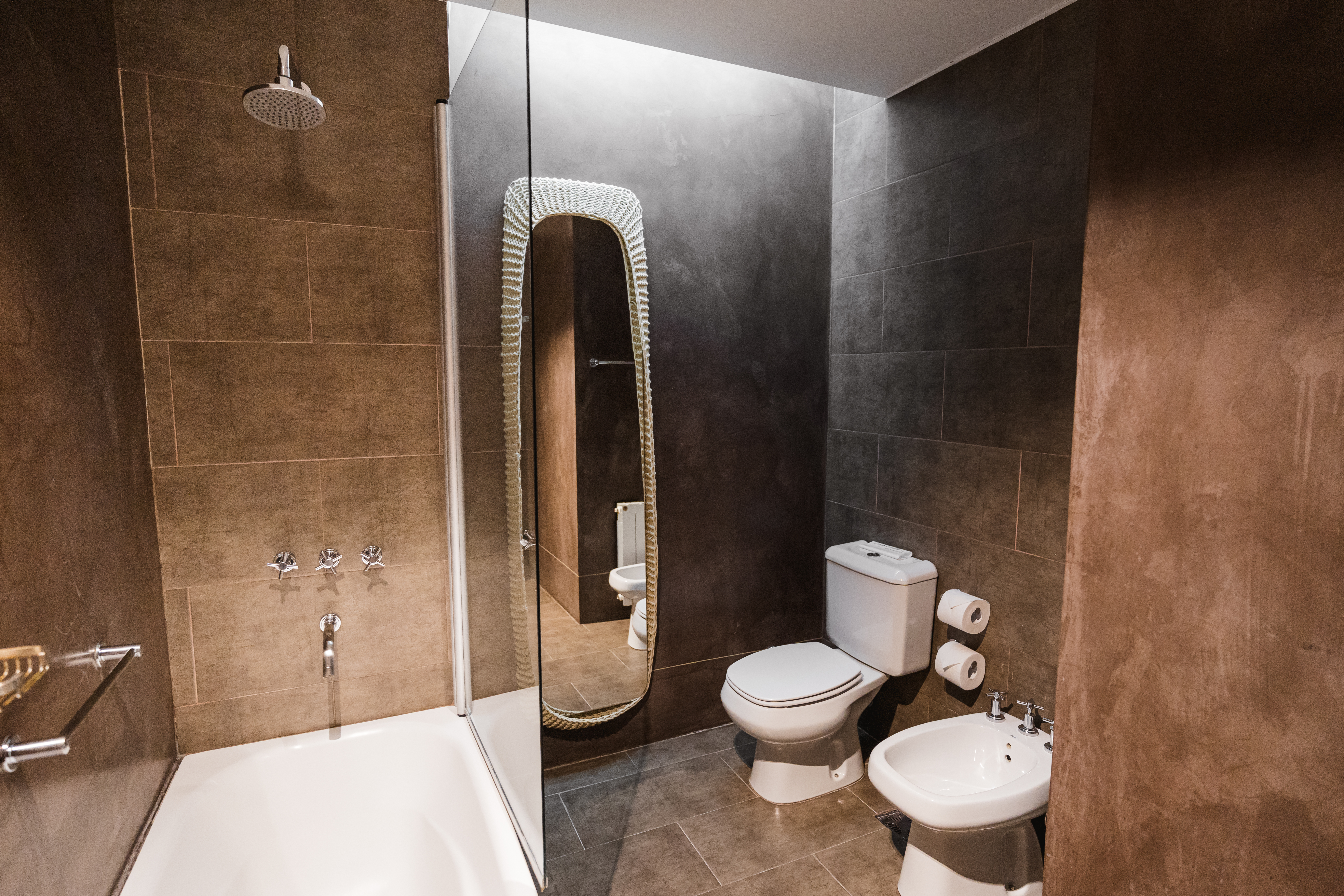 Guest room bath at the Esplendor by Wyndham El Calafate in El Calafate, Other than US/Canada