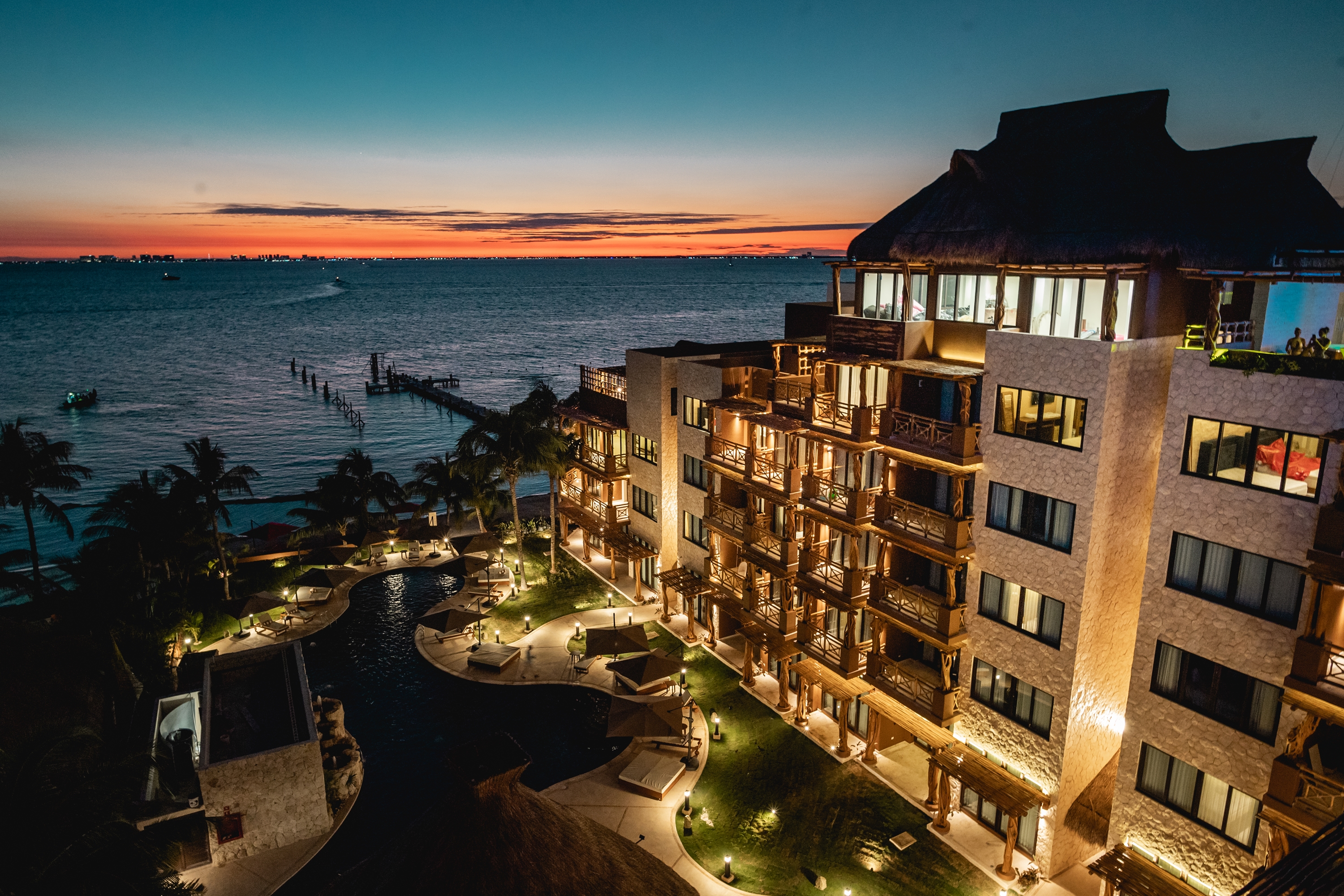 Aerial View of Esplendor by Wyndham Isla Mujeres All Inclusive hotel in Isla Mujeres, Other than US/Canada