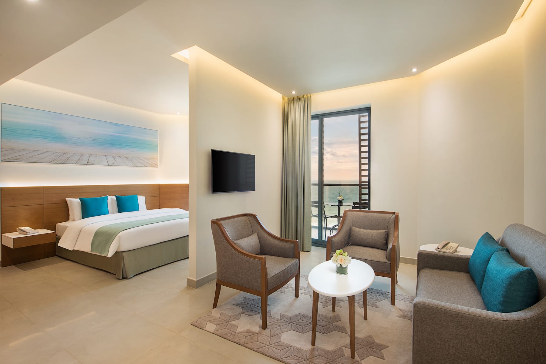Guest room at the Wyndham Garden Ajman Corniche in Ajman, Other than US/Canada