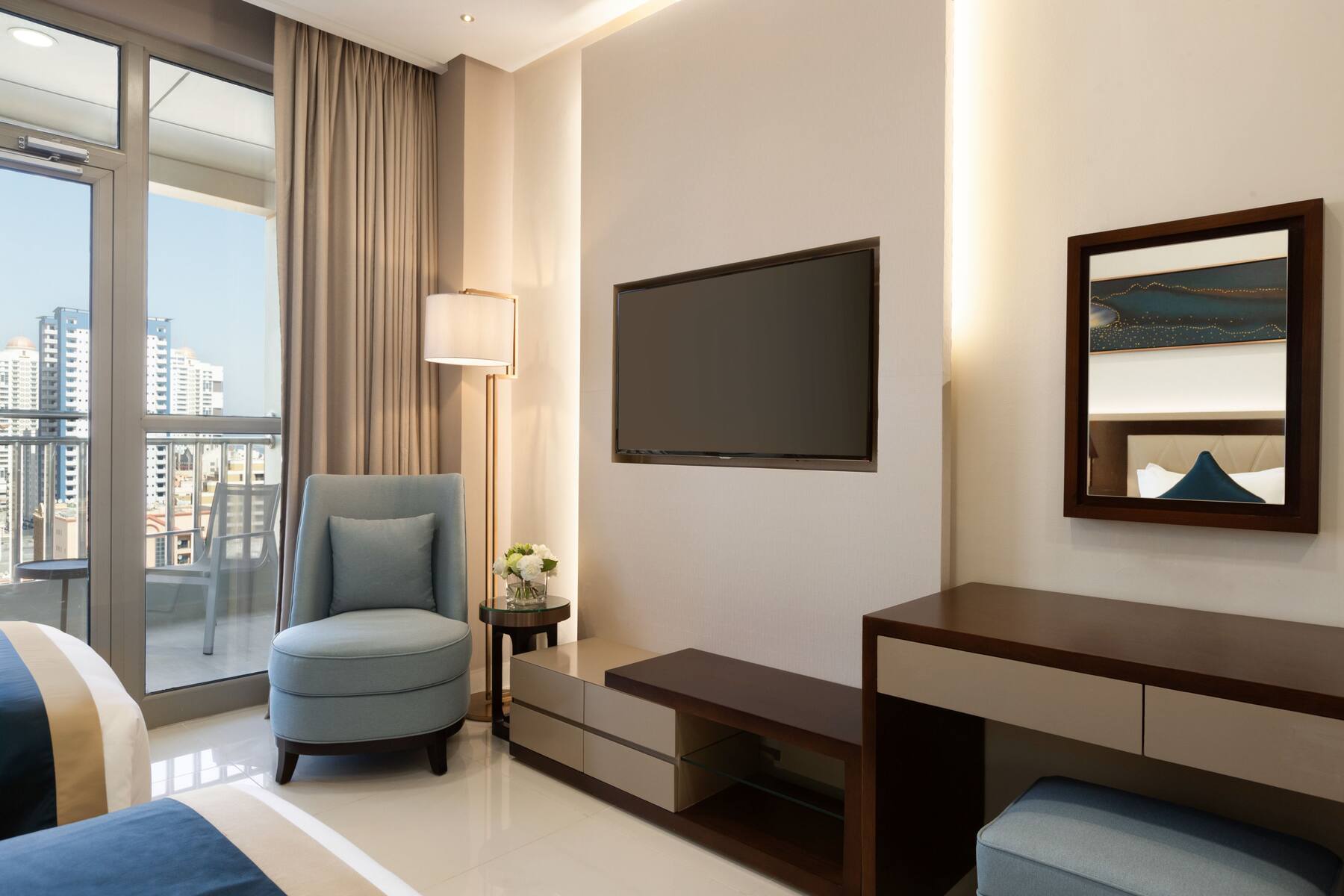 Double bed guest room at the Wyndham Garden Manama in Manama, Other than US/Canada