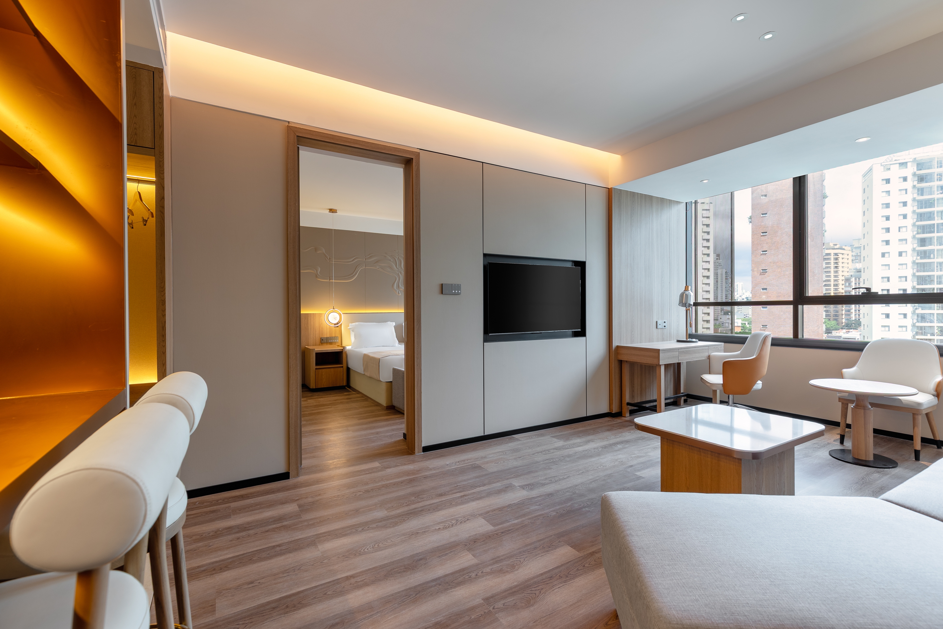 Guest room at the Wyndham Garden Sao Paulo Aclimacao in Sao Paulo, Other than US/Canada