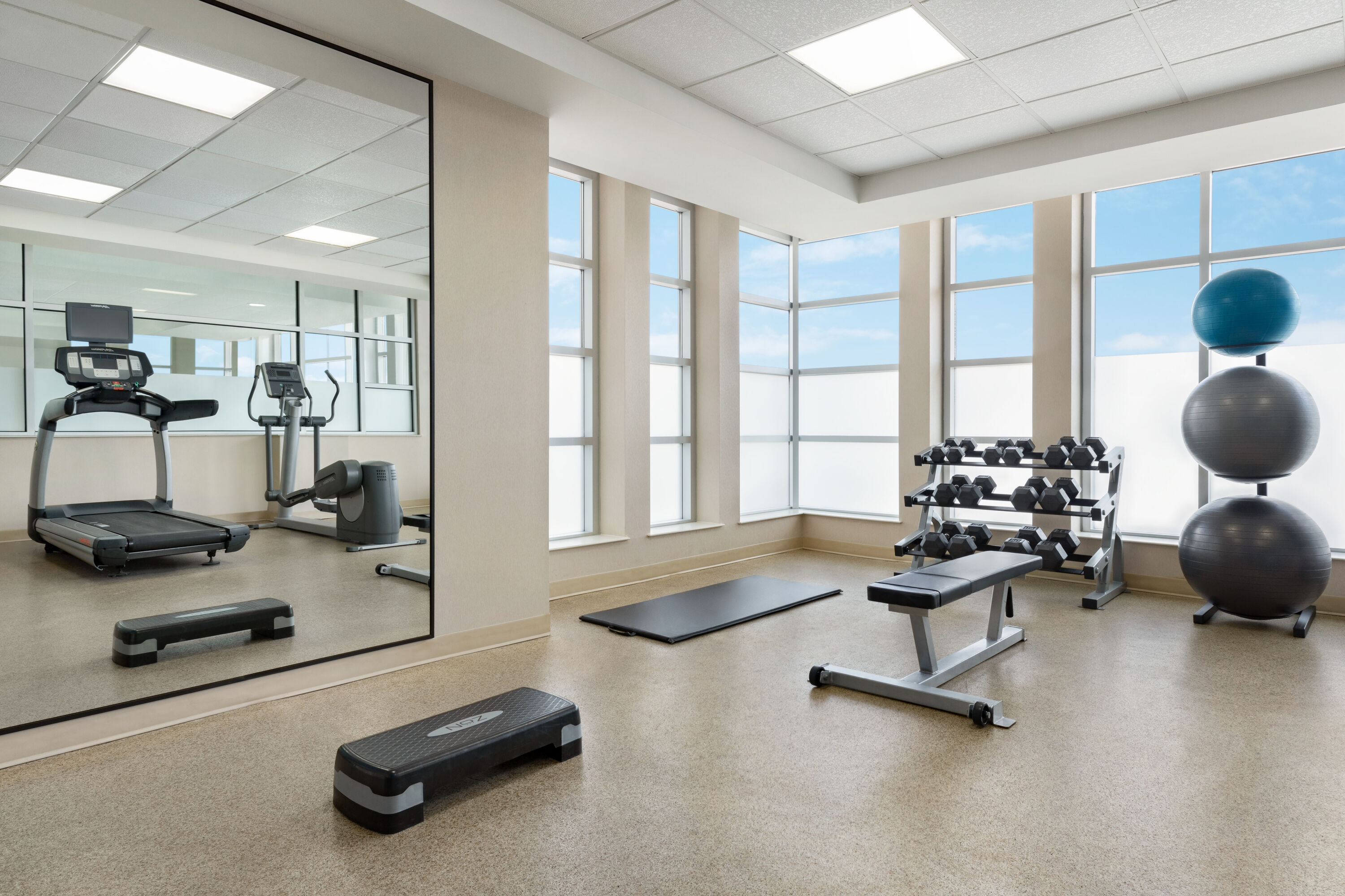 Fitness room at Wyndham Garden Niagara Falls Fallsview in Niagara Falls, Ontario