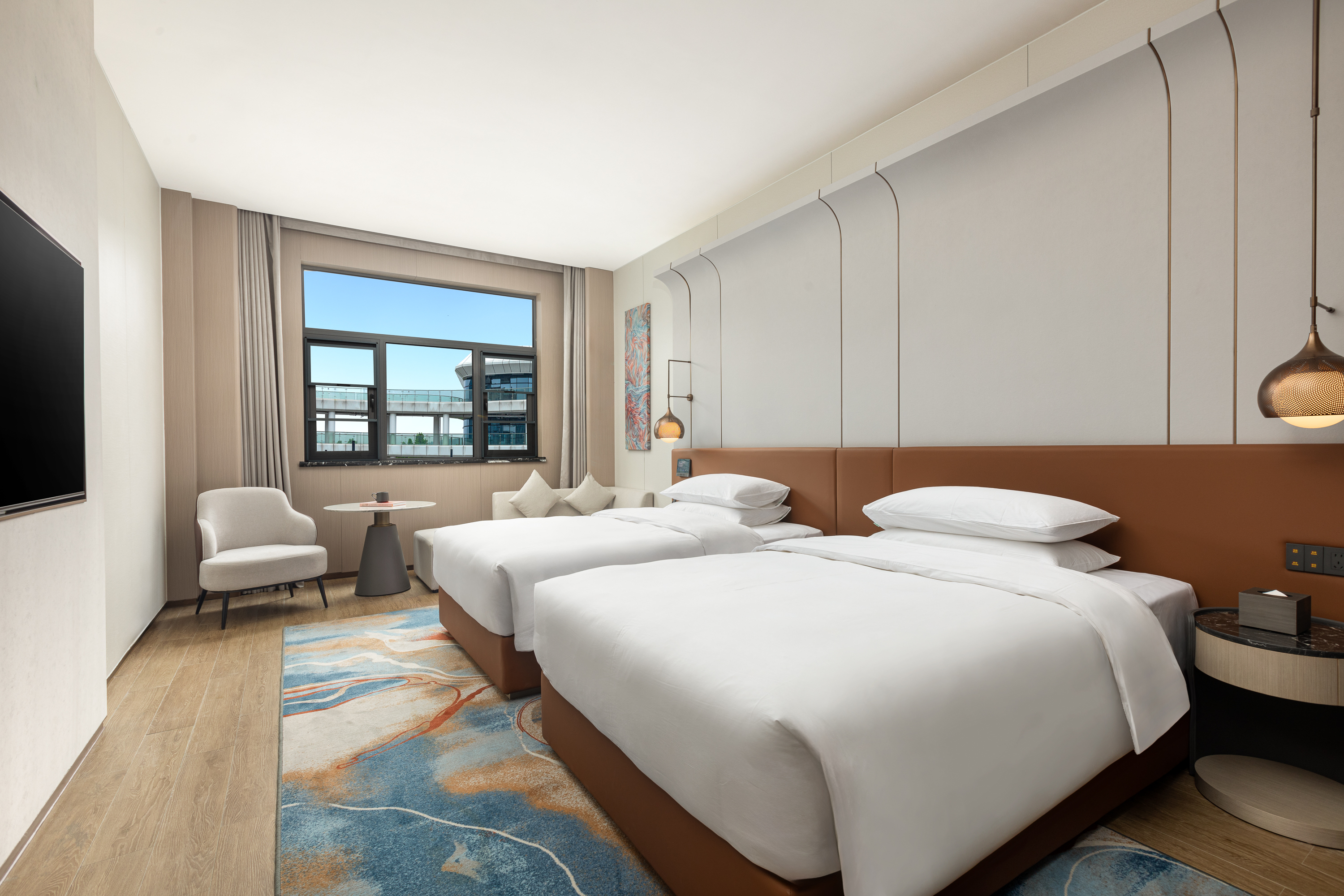 Guest room at the Wyndham Garden Changsha University Town in Changsha, Other than US/Canada