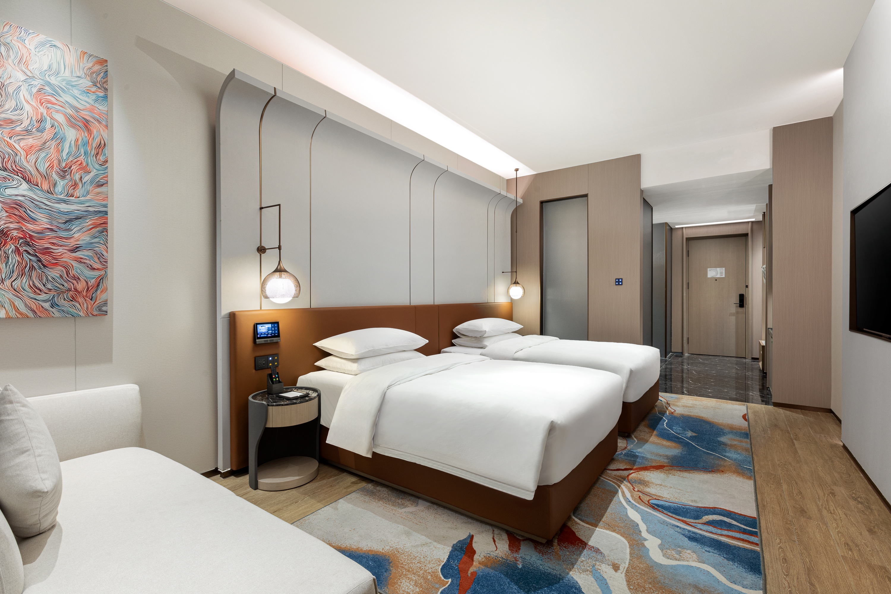 Guest room at the Wyndham Garden Changsha University Town in Changsha, Other than US/Canada