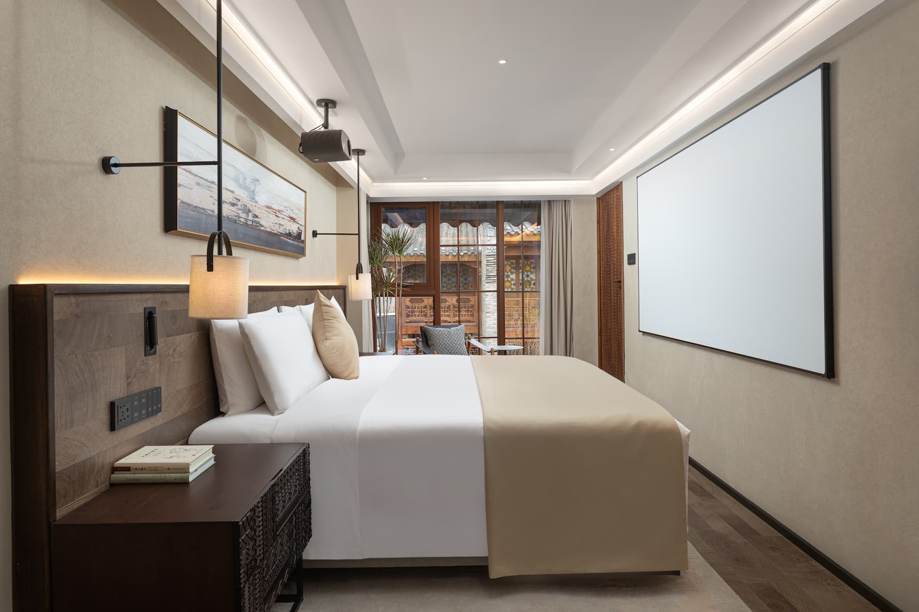 Guest room at the Wyndham Garden Qionglai Downtown in Chengdu, Other than US/Canada