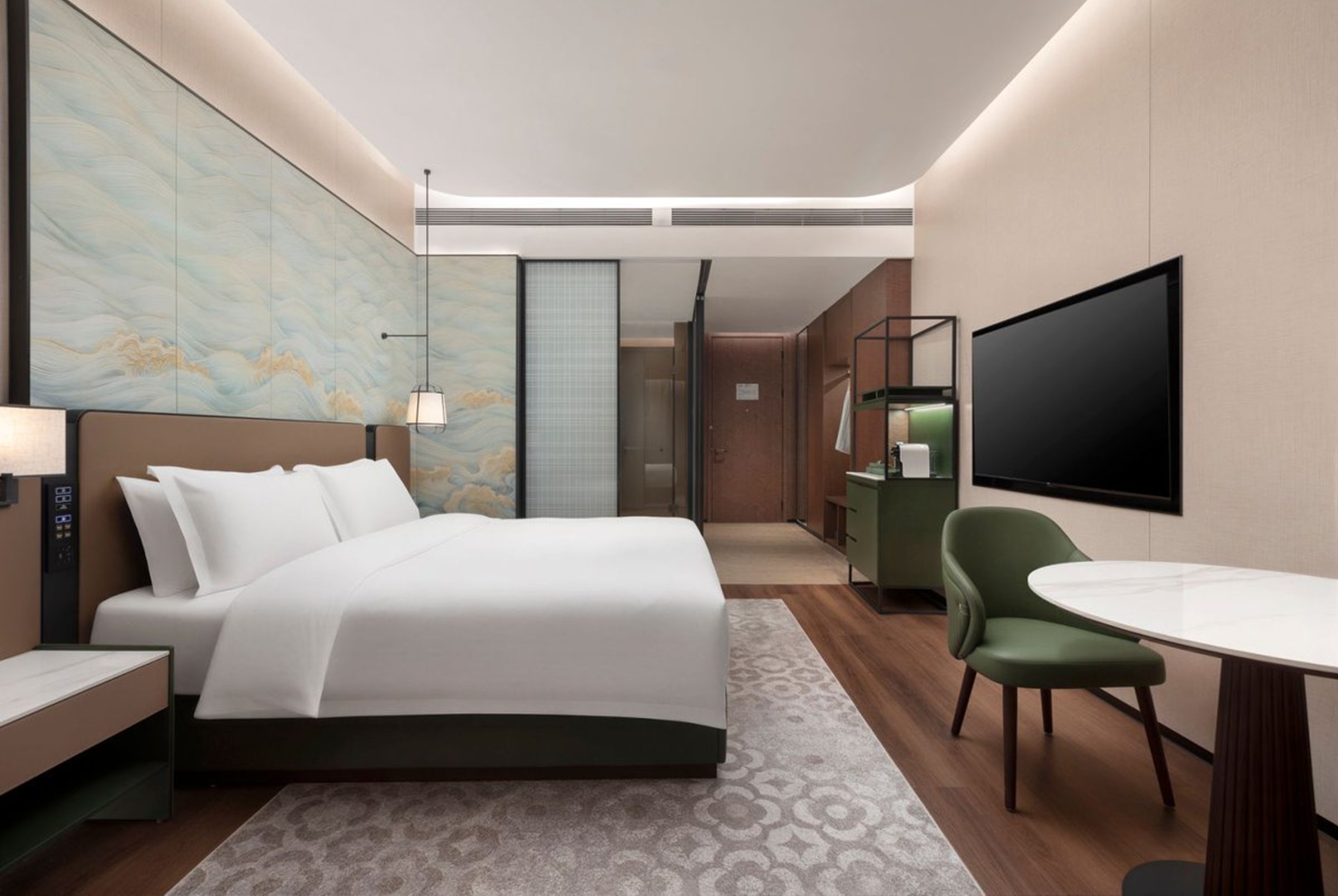 Guest room at the Wyndham Garden Chizhou Exhibition Center in Chizhou, Other than US/Canada