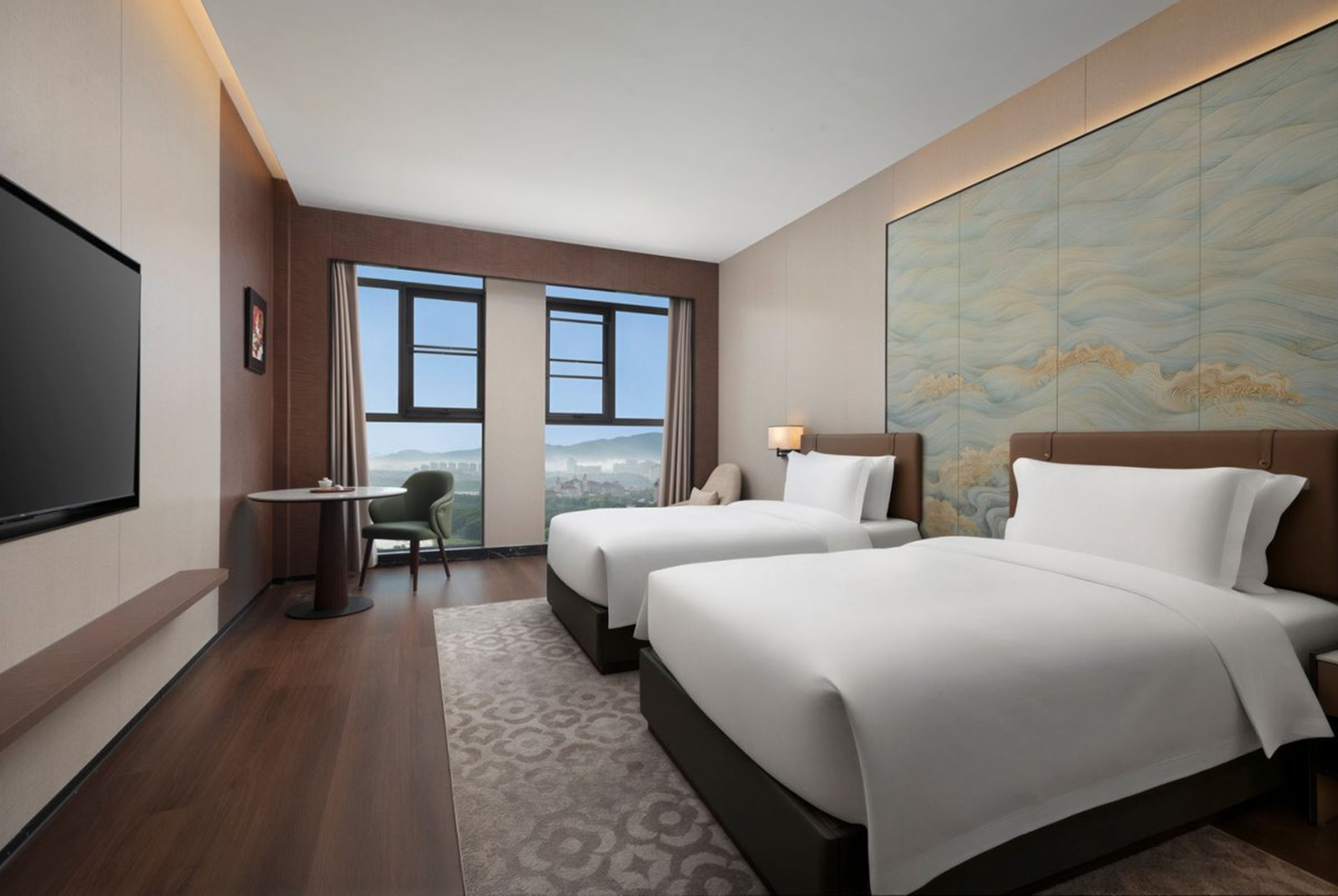 Guest room at the Wyndham Garden Chizhou Exhibition Center in Chizhou, Other than US/Canada