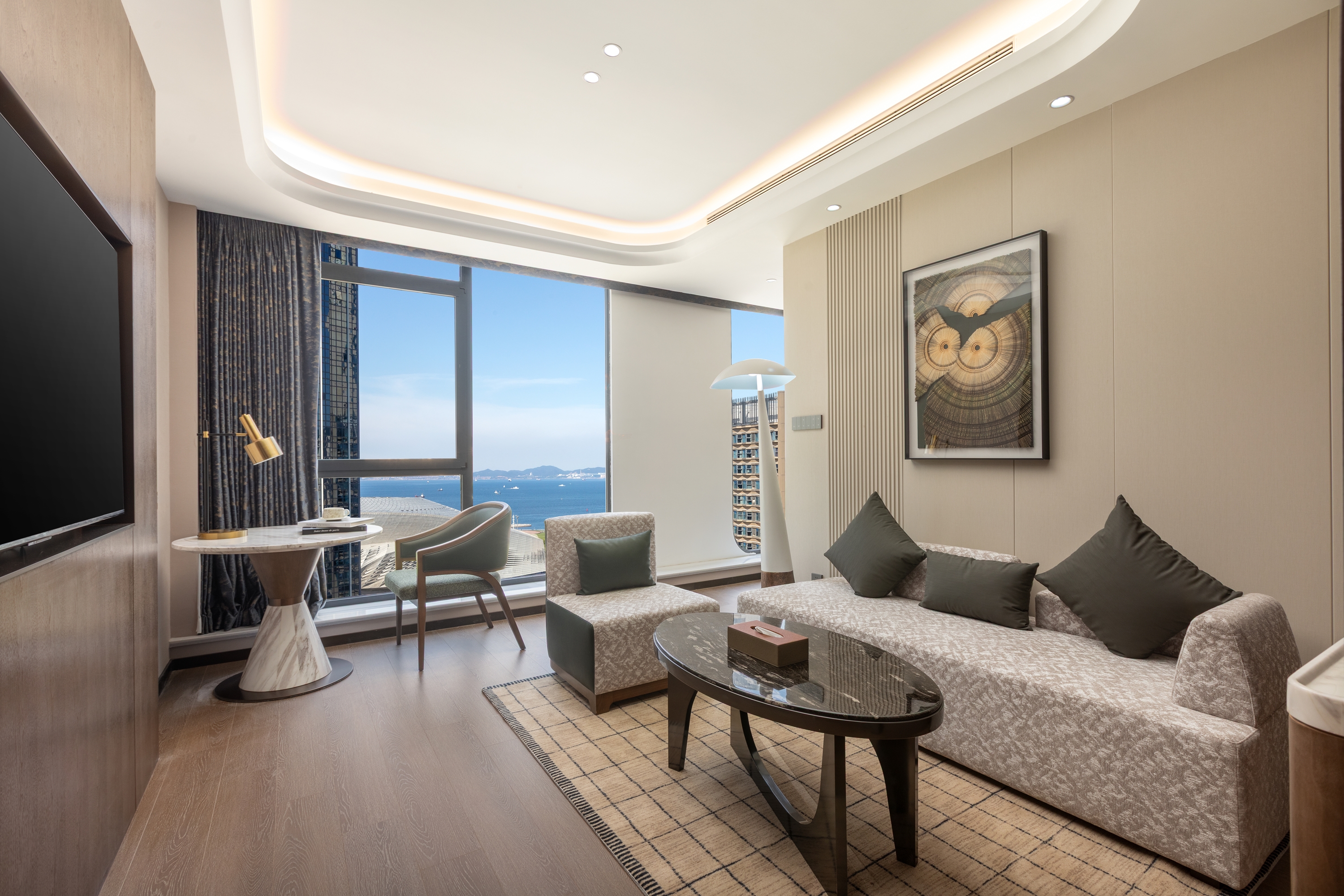 Guest room at the Wyndham Garden Dalian Zhongshan in Dalian, Other than US/Canada