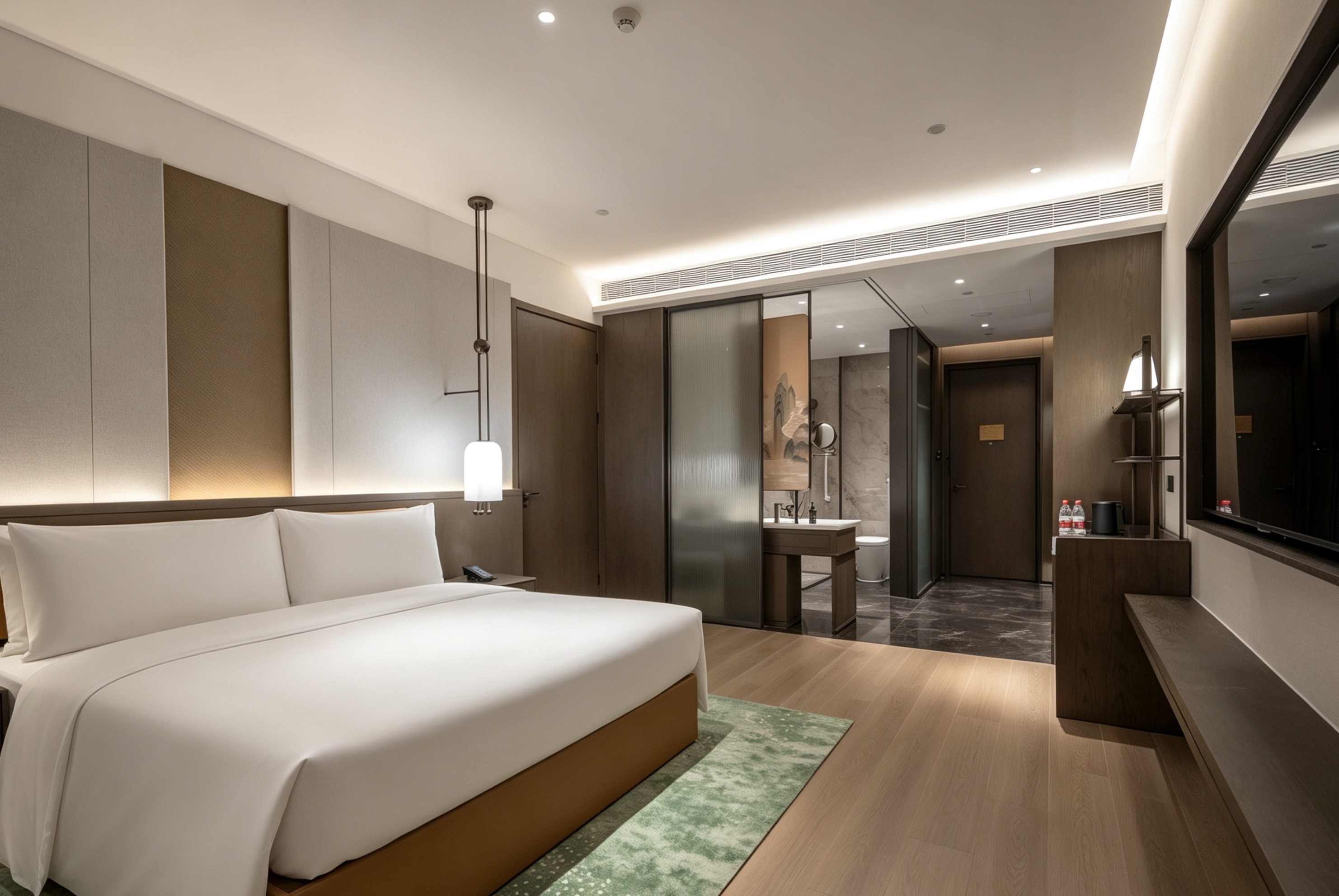 Guest room at the Wyndham Garden Datong Ancient City in Datong, Other than US/Canada