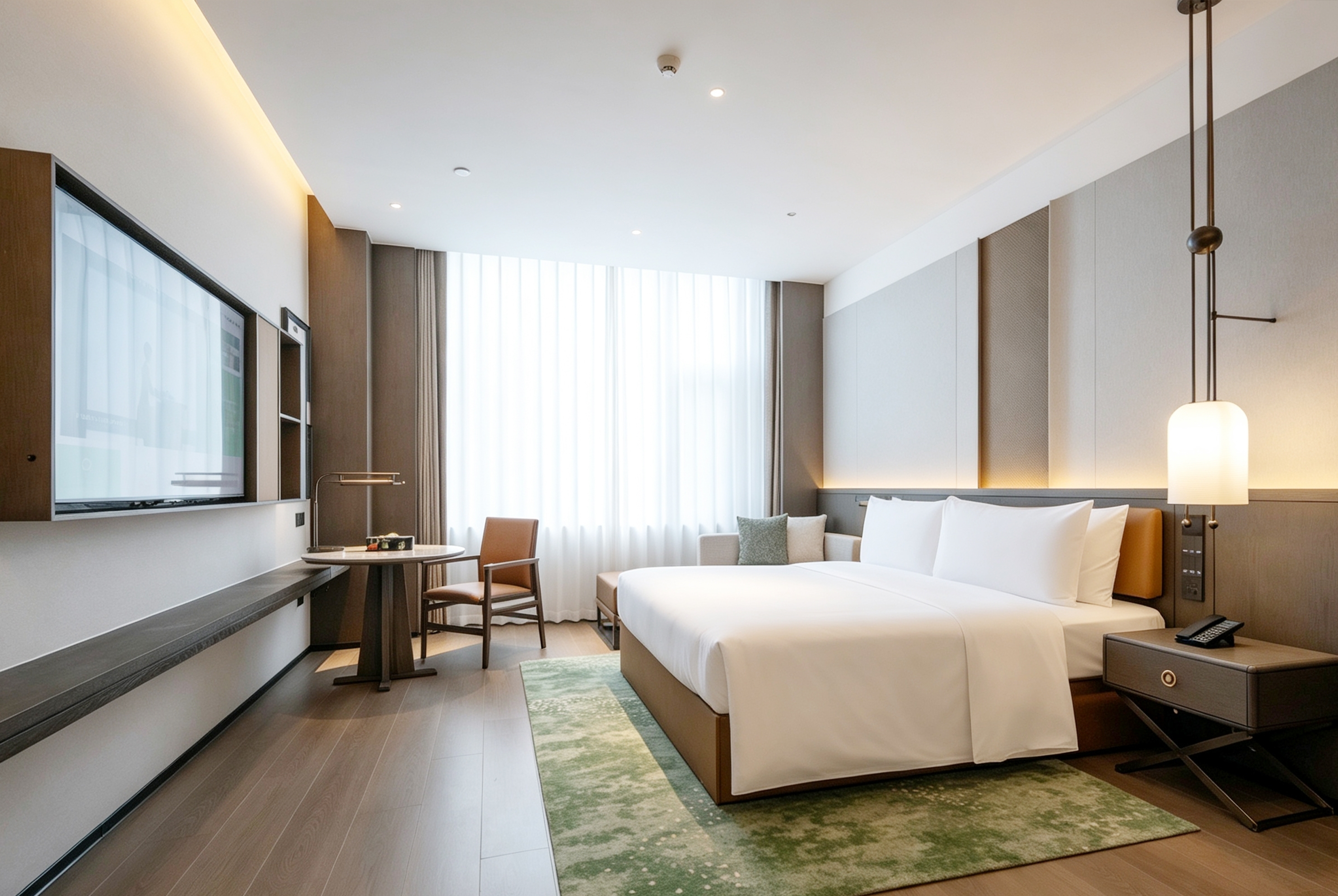Guest room at the Wyndham Garden Datong Ancient City in Datong, Other than US/Canada