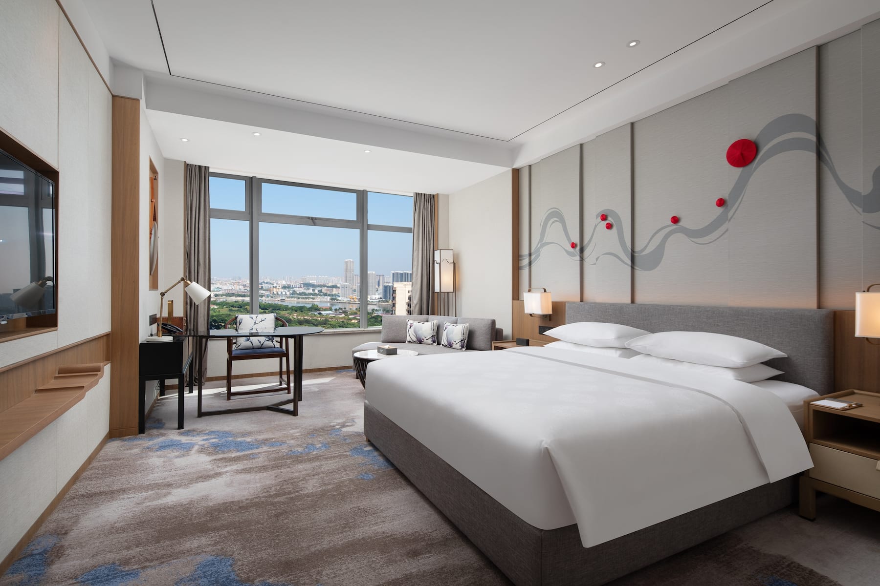 Guest room at the Wyndham Garden Foshan Jinshazhou in Foshan, Other than US/Canada
