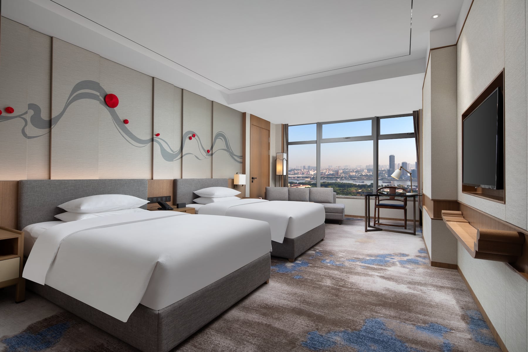 Guest room at the Wyndham Garden Foshan Jinshazhou in Foshan, Other than US/Canada