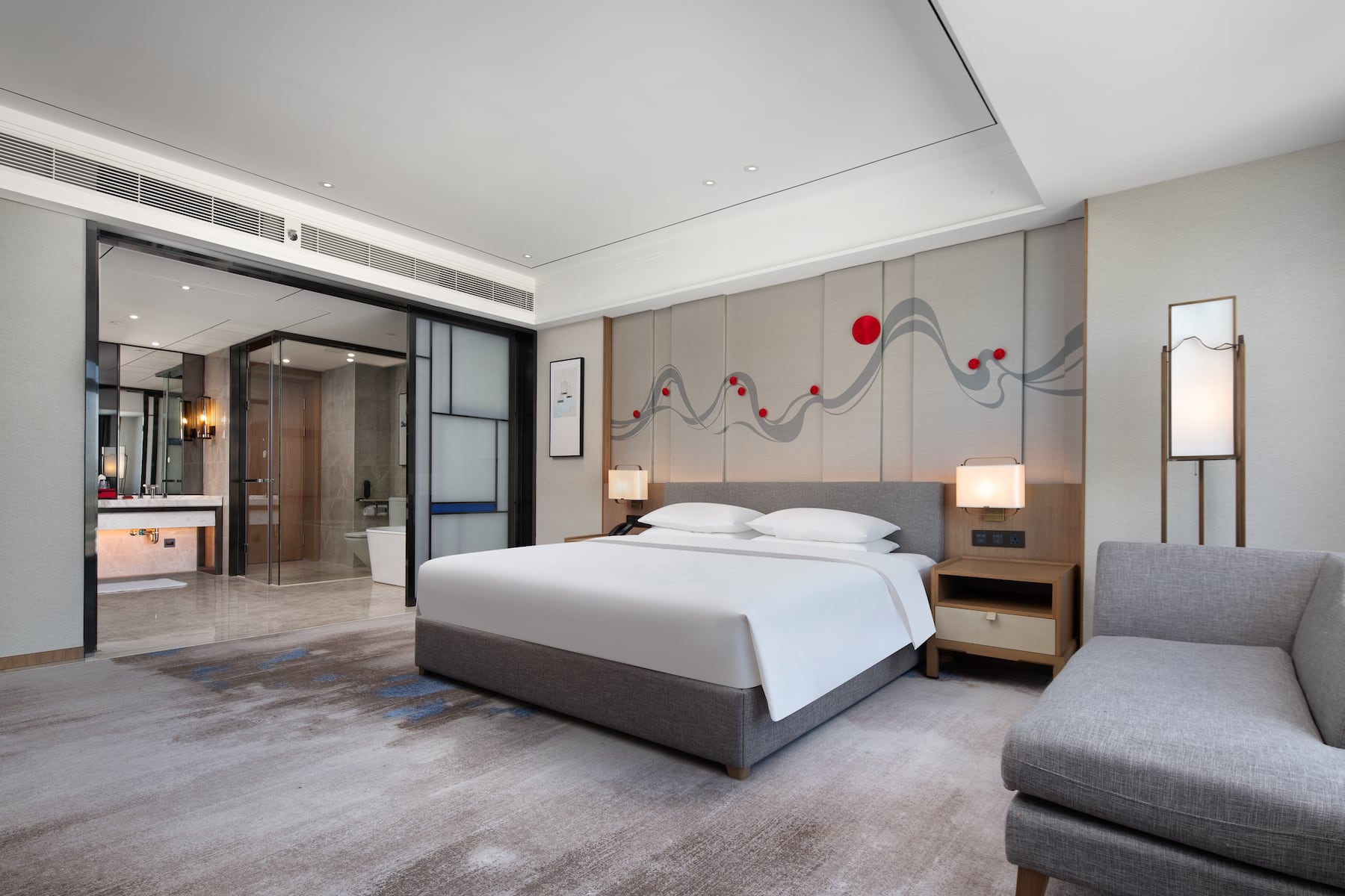Guest room at the Wyndham Garden Foshan Jinshazhou in Foshan, Other than US/Canada