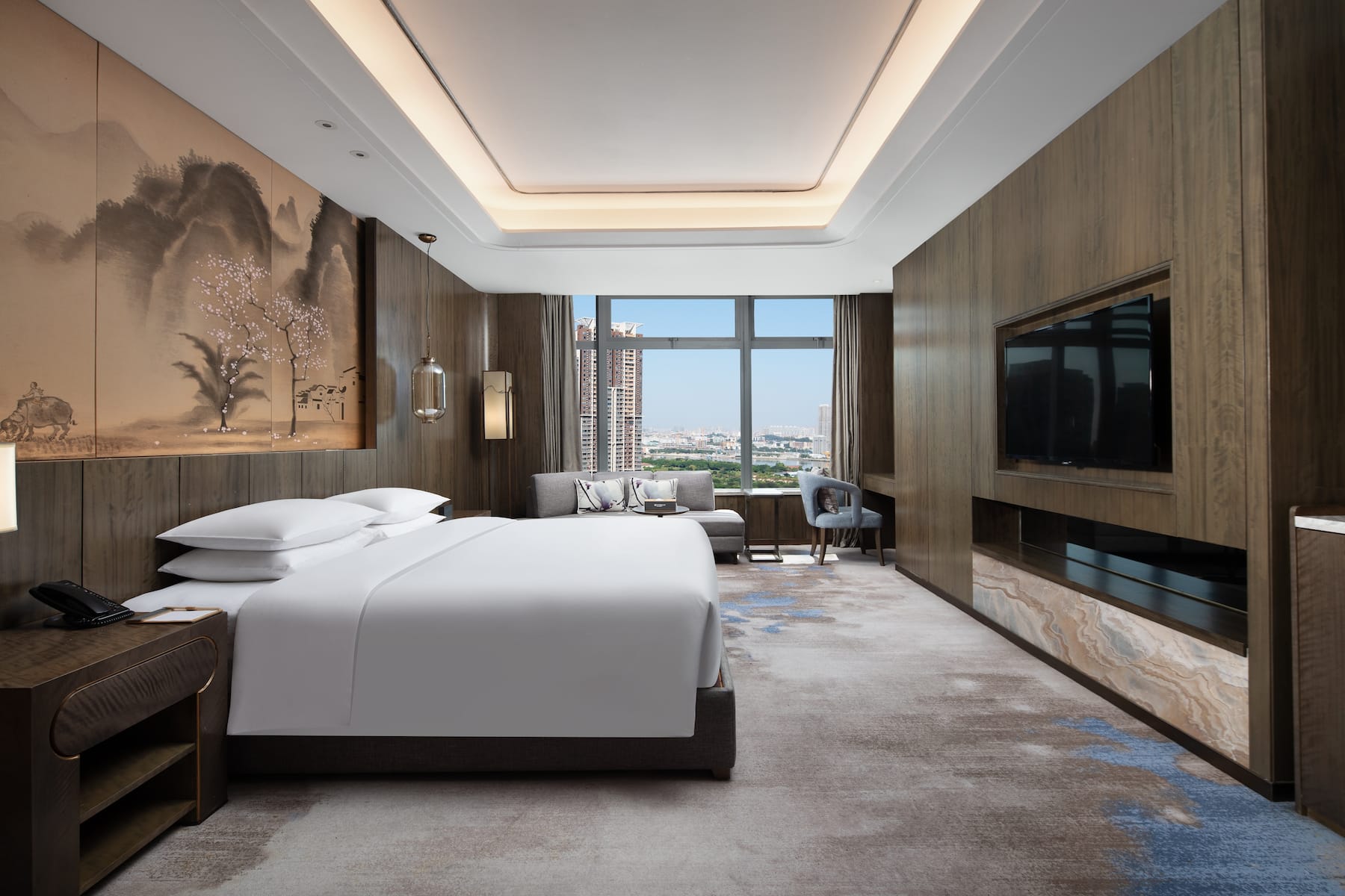 Guest room at the Wyndham Garden Foshan Jinshazhou in Foshan, Other than US/Canada