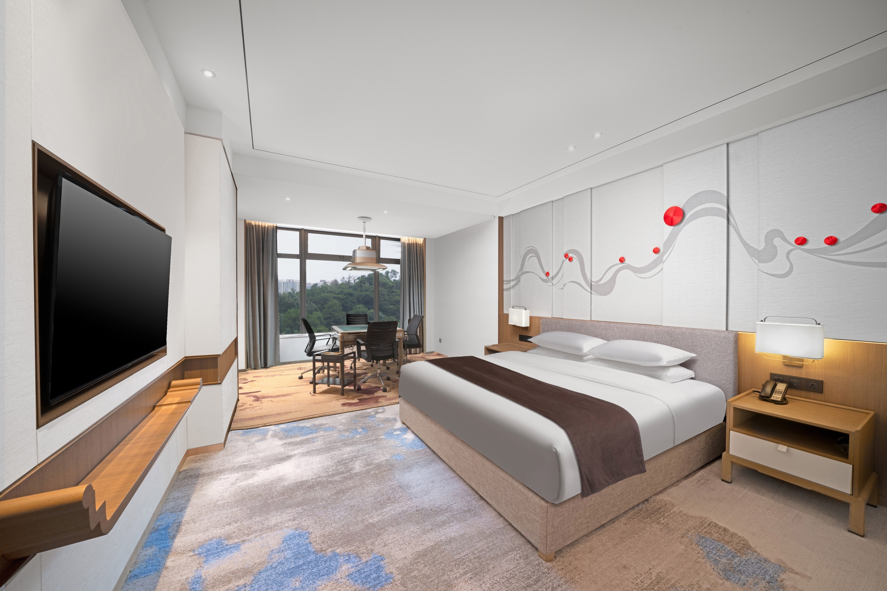 Guest room at the Wyndham Garden Foshan Jinshazhou in Foshan, Other than US/Canada