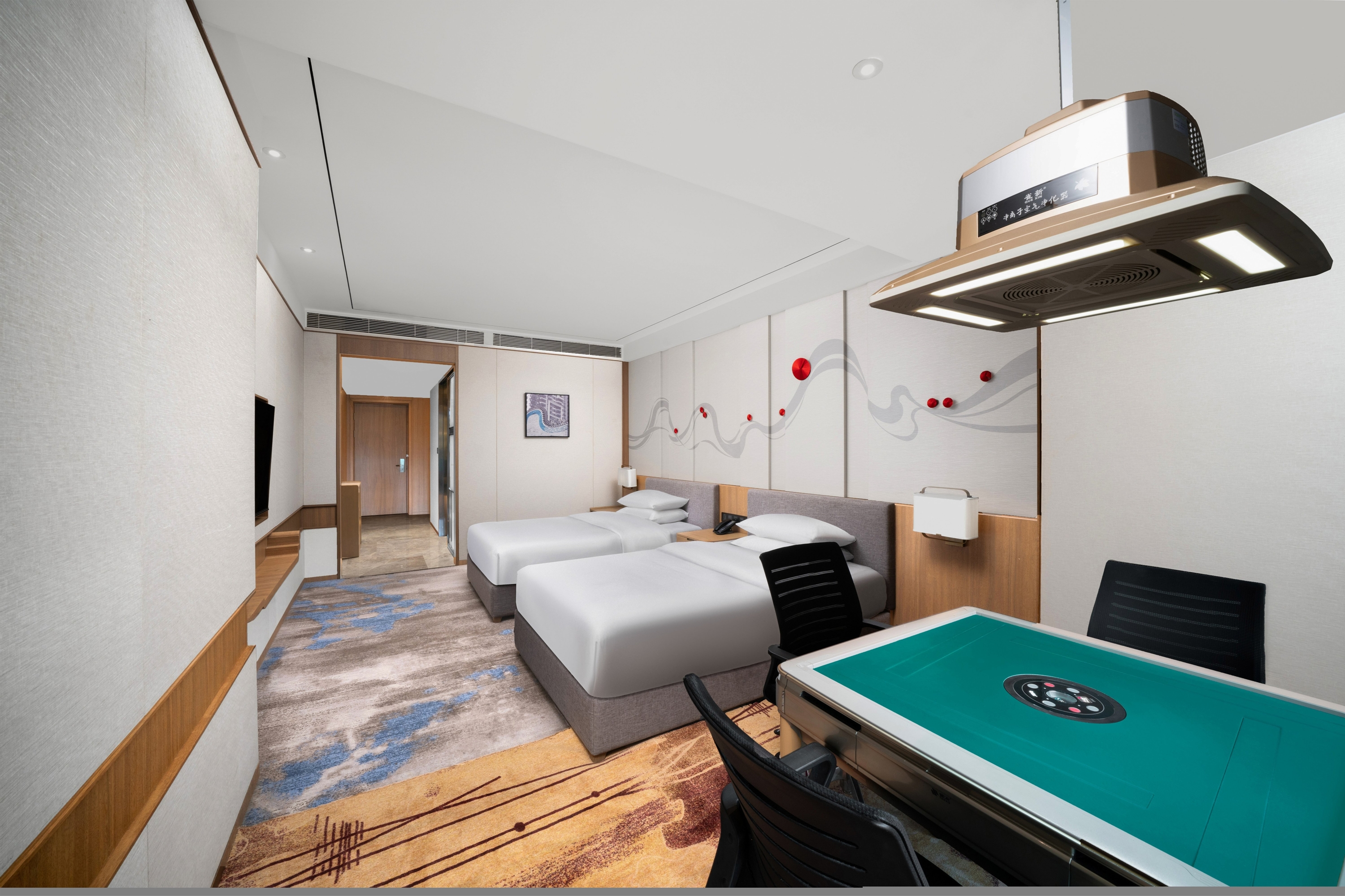Guest room at the Wyndham Garden Foshan Jinshazhou in Foshan, Other than US/Canada