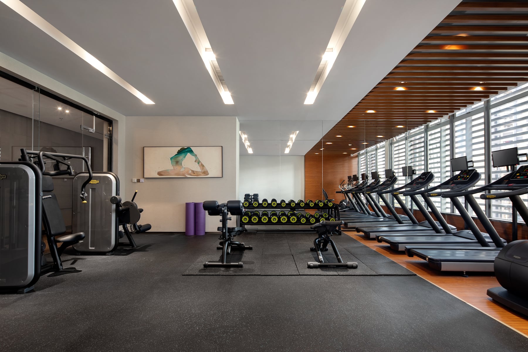 Health club at Wyndham Garden Foshan Jinshazhou in Foshan, Other than US/Canada