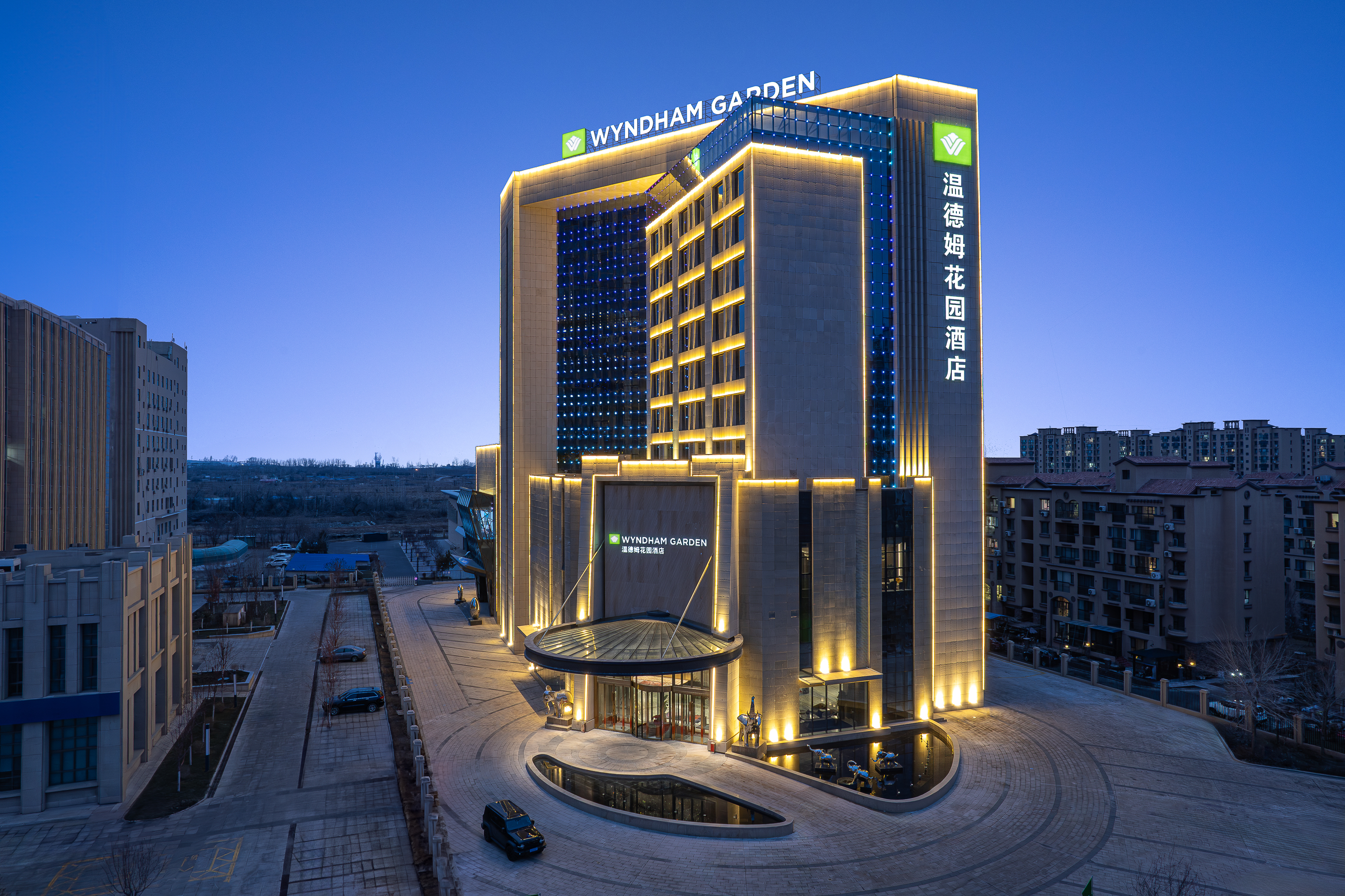 Exterior of Wyndham Garden FuKang Downtown hotel in FuKang, Other than US/Canada