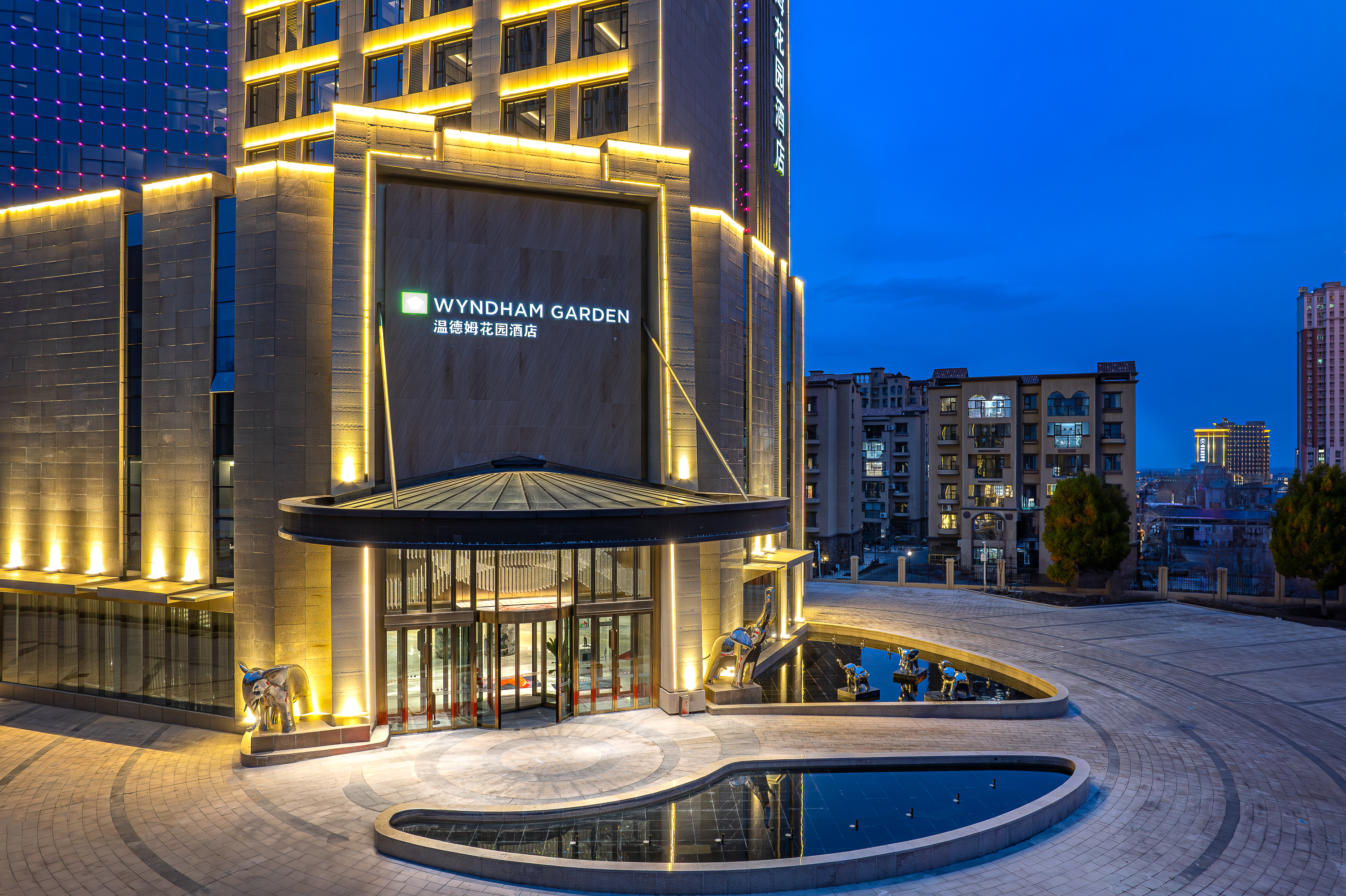 Exterior of Wyndham Garden FuKang Downtown hotel in FuKang, Other than US/Canada