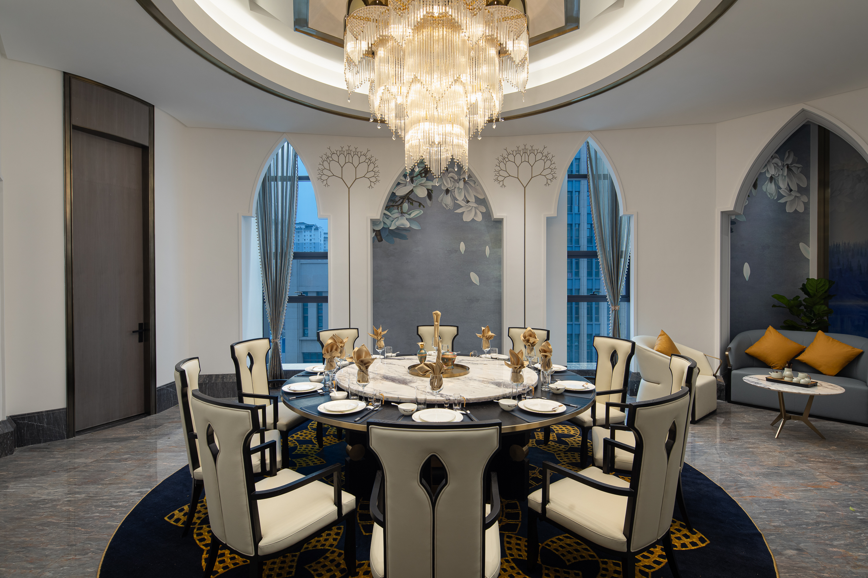 Wyndham Garden FuKang Downtown restaurant private dining area in FuKang, Other than US/Canada